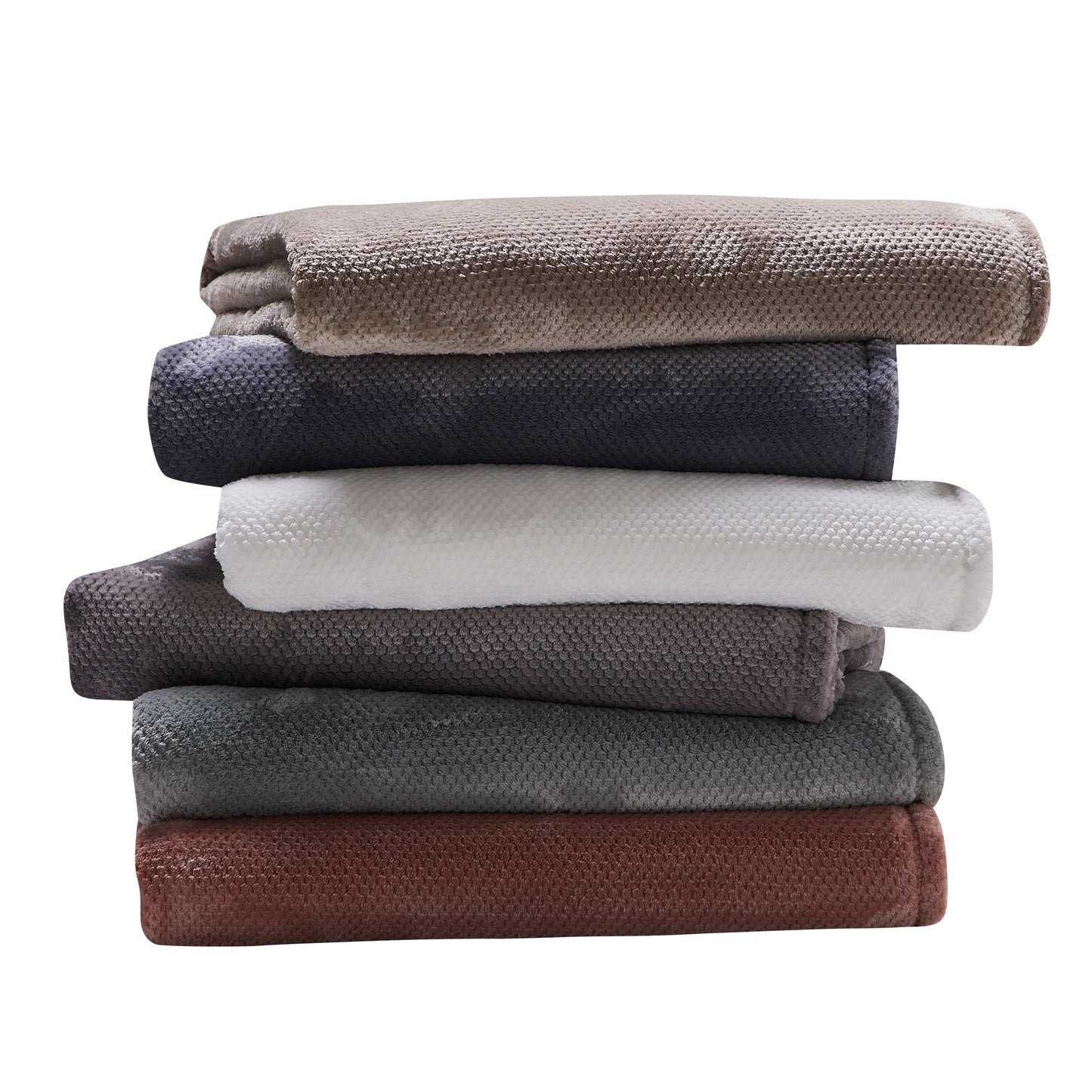 500 Series Micro Textured Oversized Throw - Slate