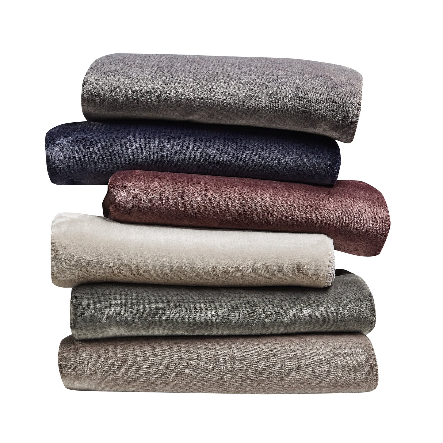 Solid Berber Velvet Oversized Throw - Midnight