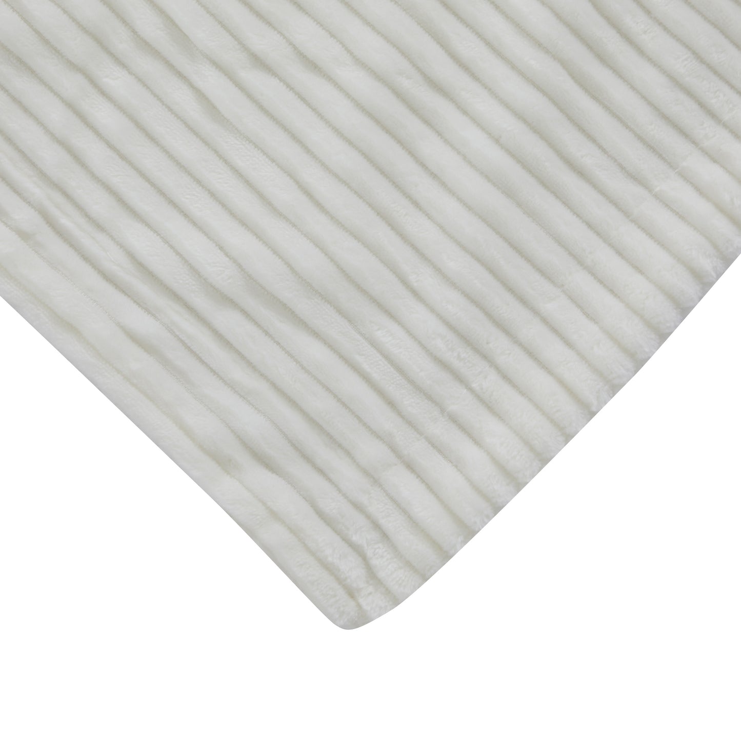 Mon Lapin by Thesis Textured Corduroy Embossed Baby Blanket - Ivory