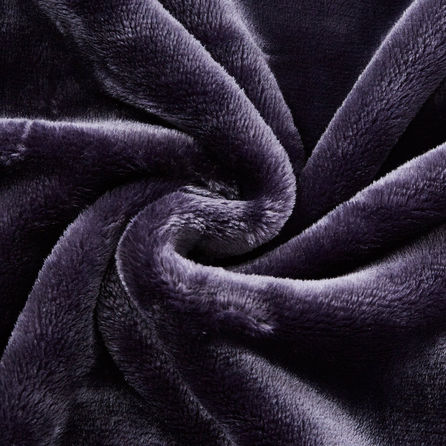 500 Series Heavy Solid Velvet Oversized Throw - Midnight