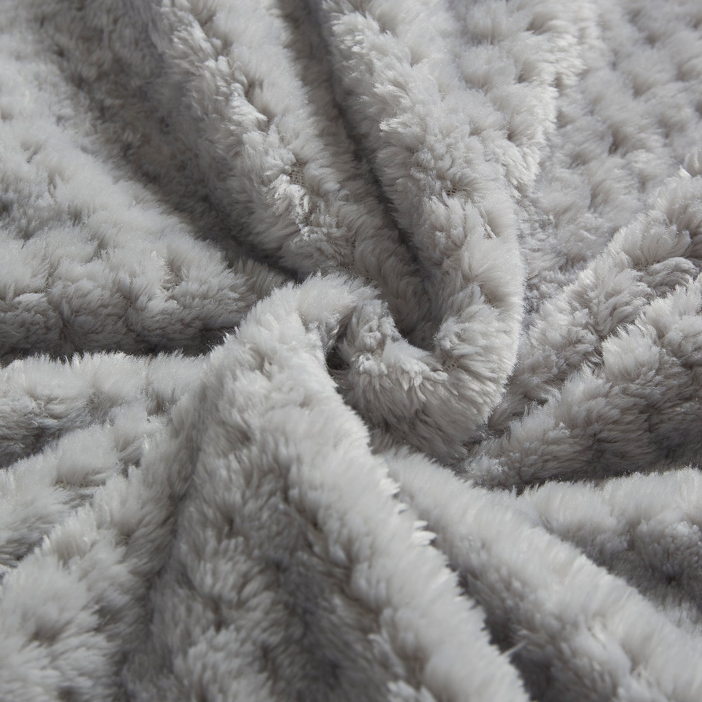 350 Series Classic Textured Blanket - Silver