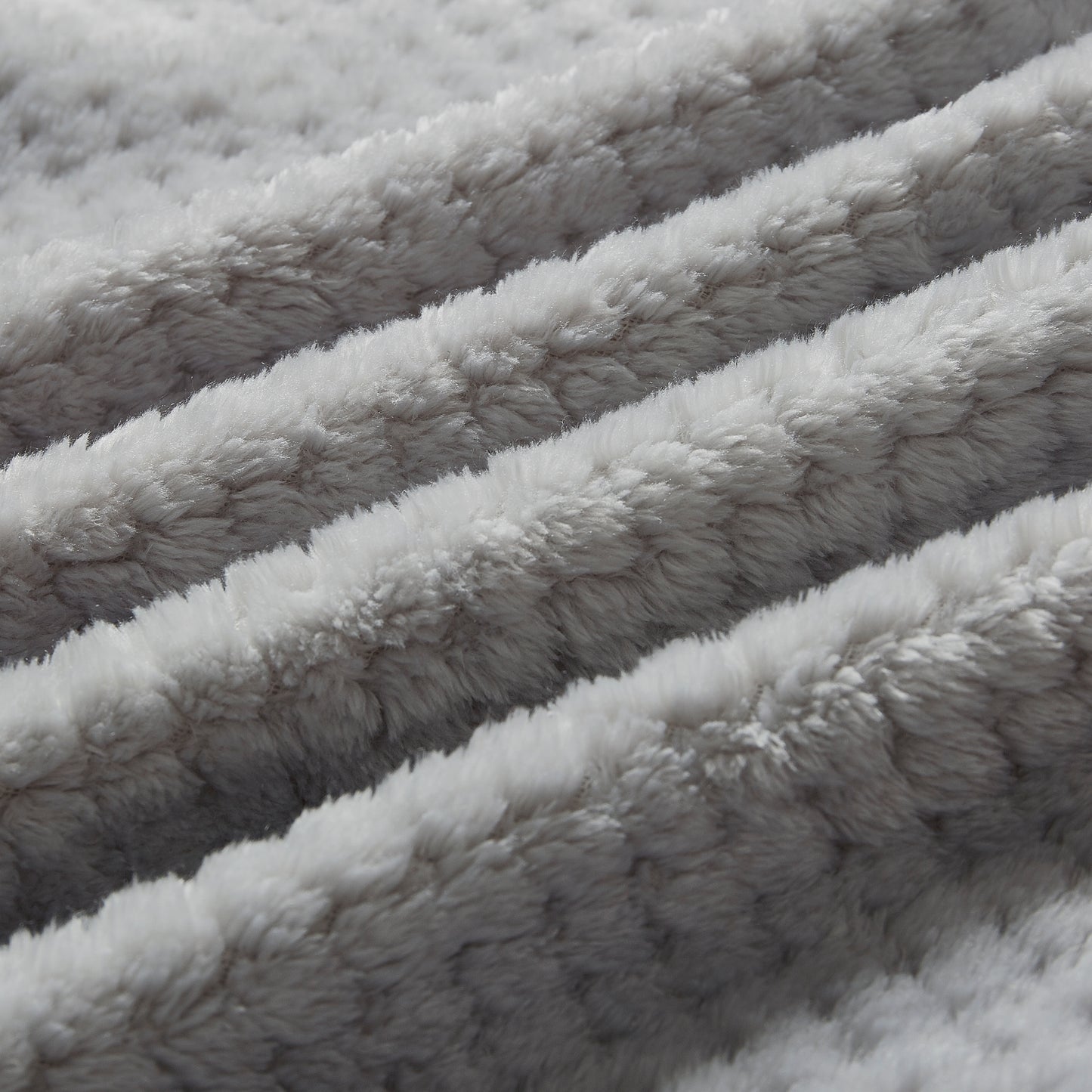 350 Series Classic Textured Blanket - Silver