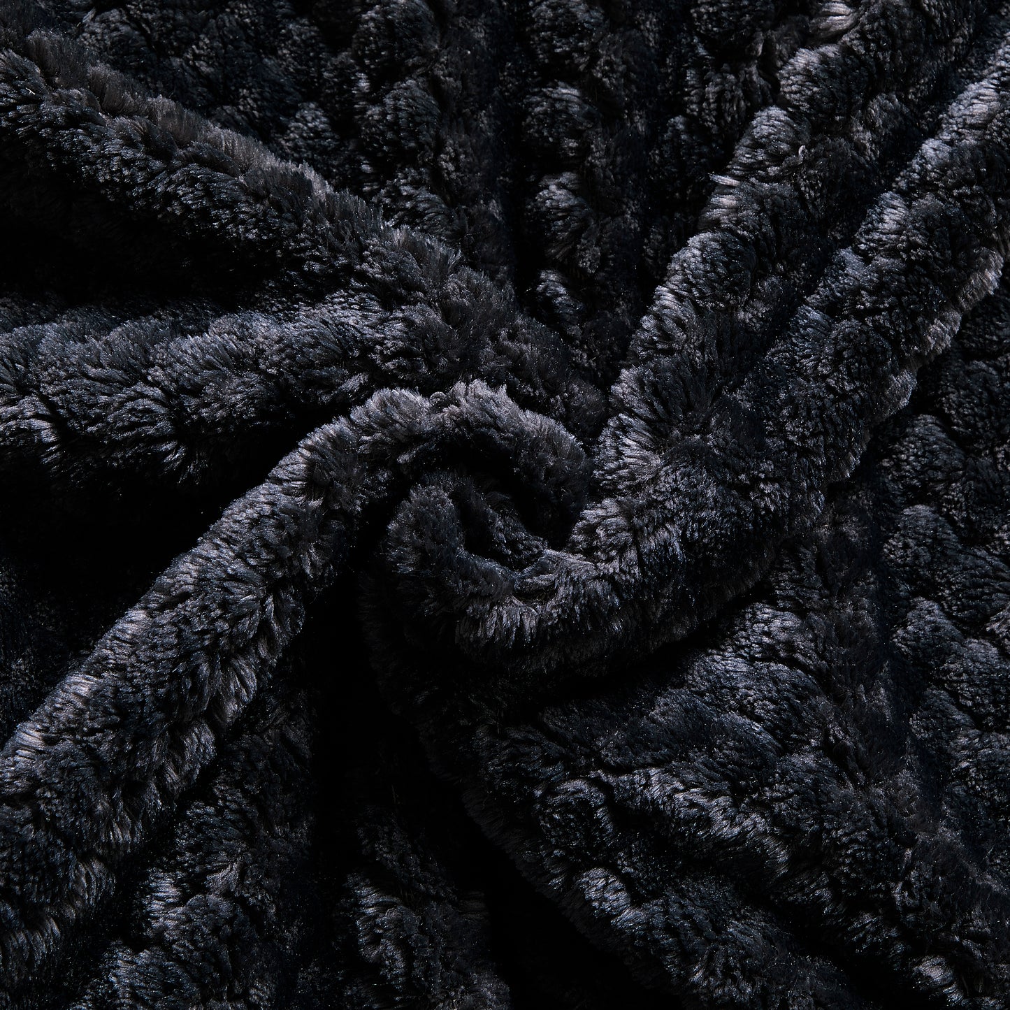 500 Series Classic Textured Oversized Throw - Midnight