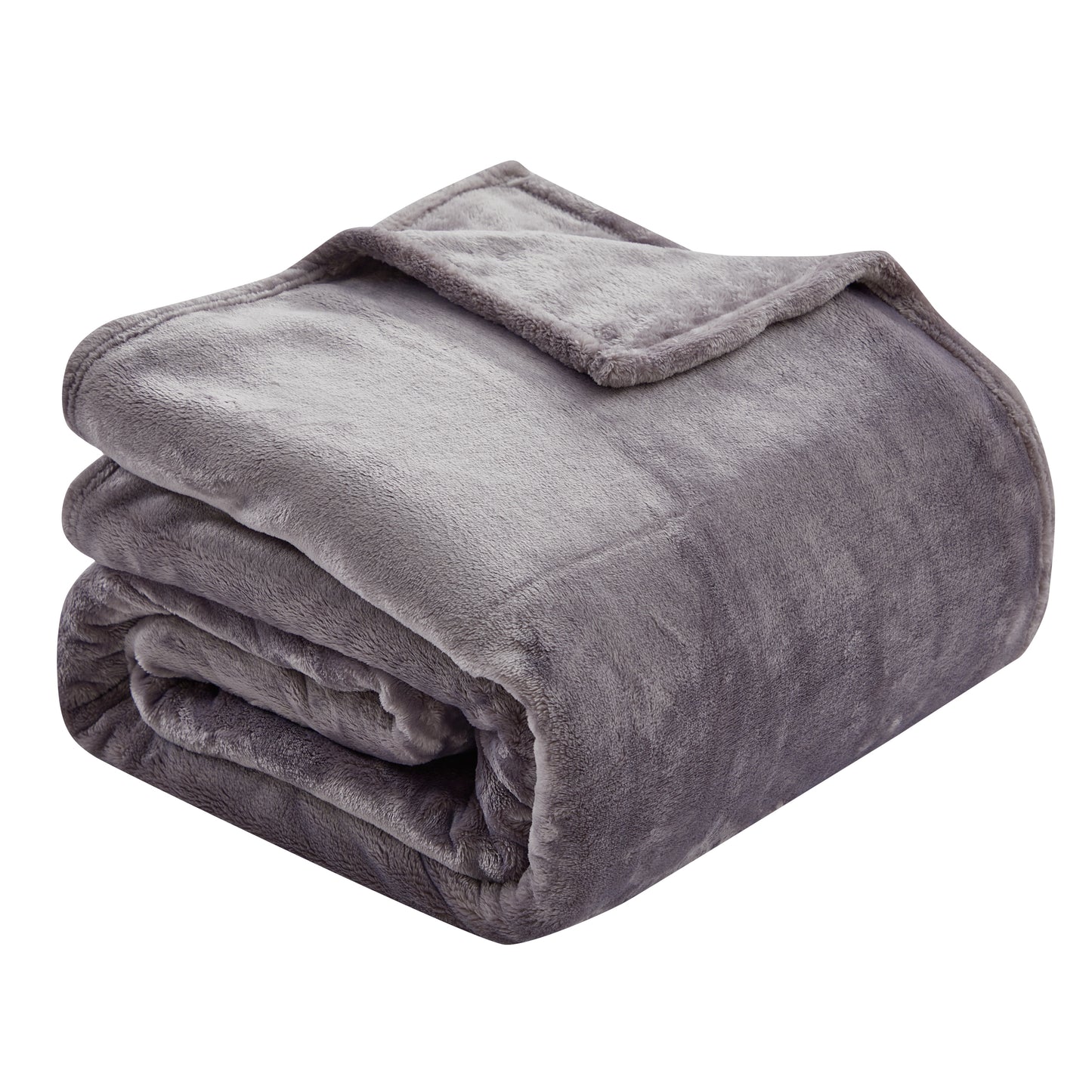 500 Series Solid Ultra Plush Blanket - Silver Gray