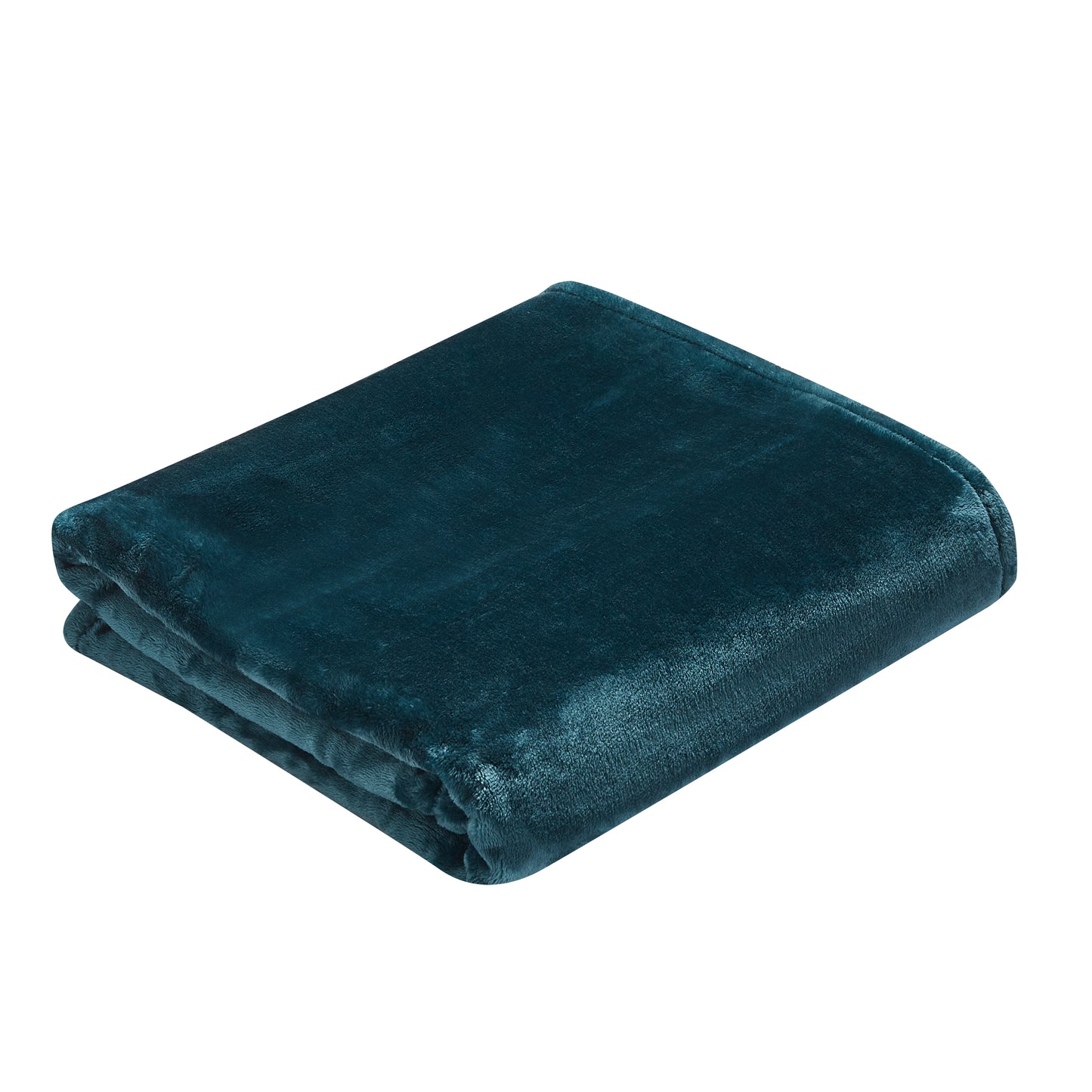 500 Series Heavy Solid Velvet Oversized Throw - Hunter Green