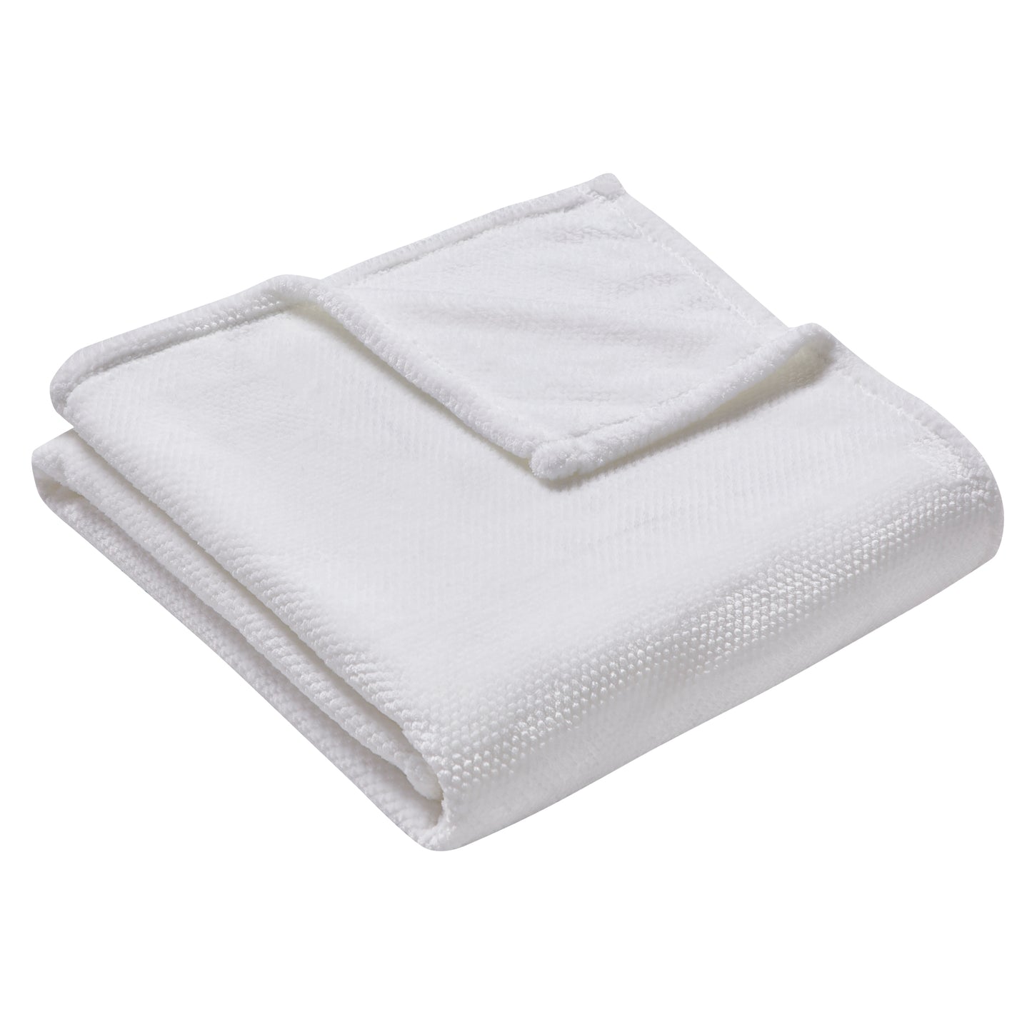 500 Series Micro Textured Oversized Throw - White
