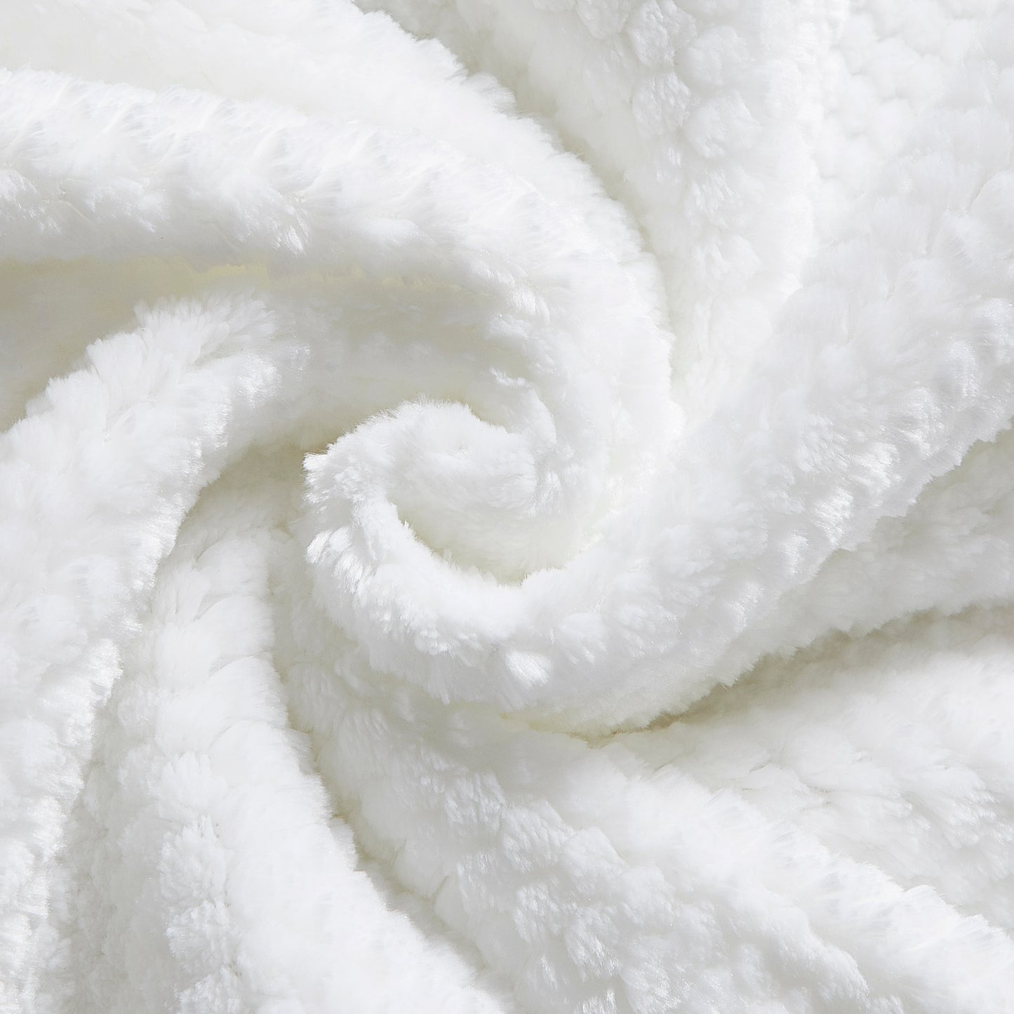 500 Series Micro Textured Oversized Throw - White
