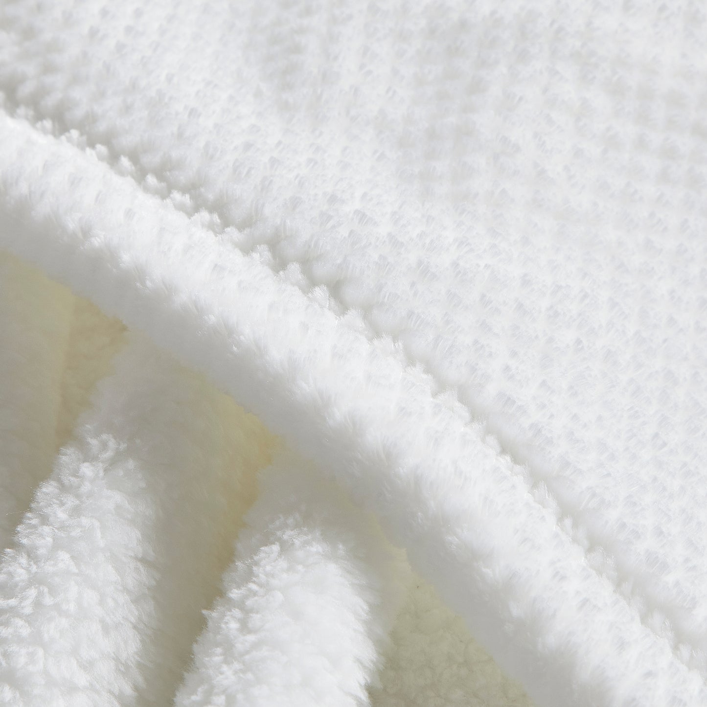 500 Series Micro Textured Oversized Throw - White