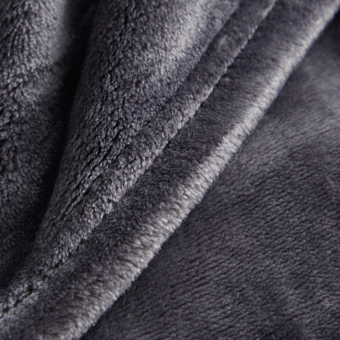 400 Series Solid Plush Blanket - Iron