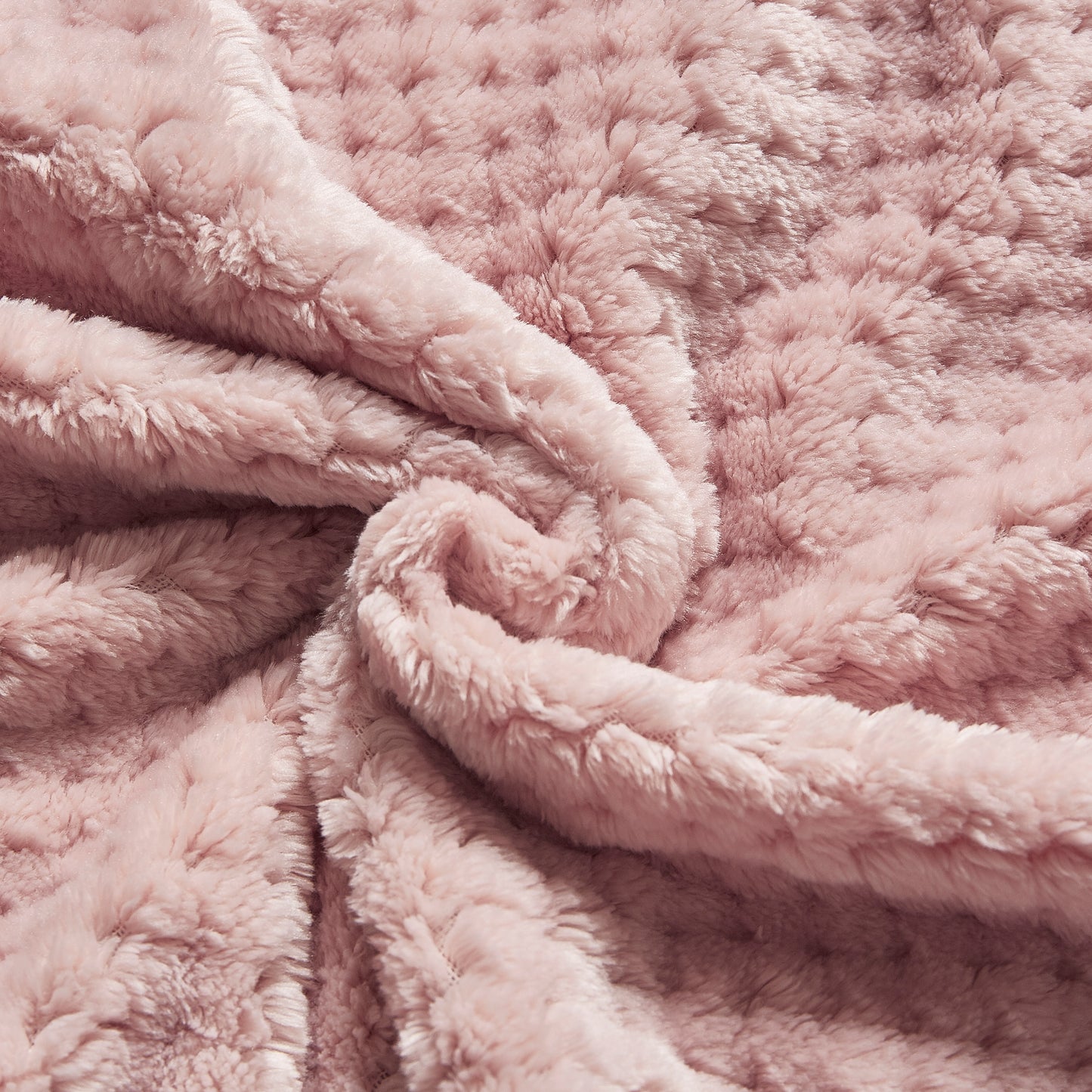 350 Series Classic Textured Blanket - Blush