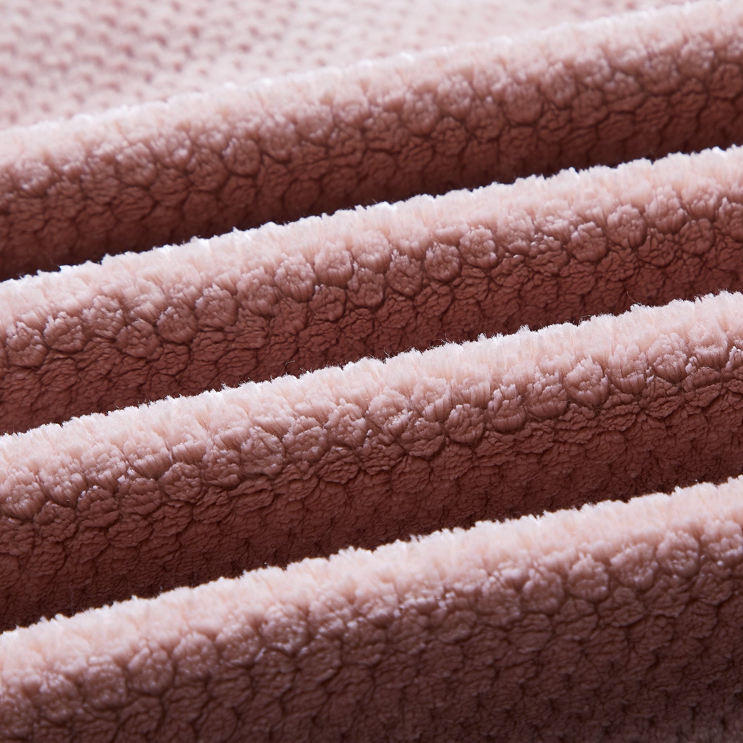 500 Series Micro Textured Oversized Throw - Blush