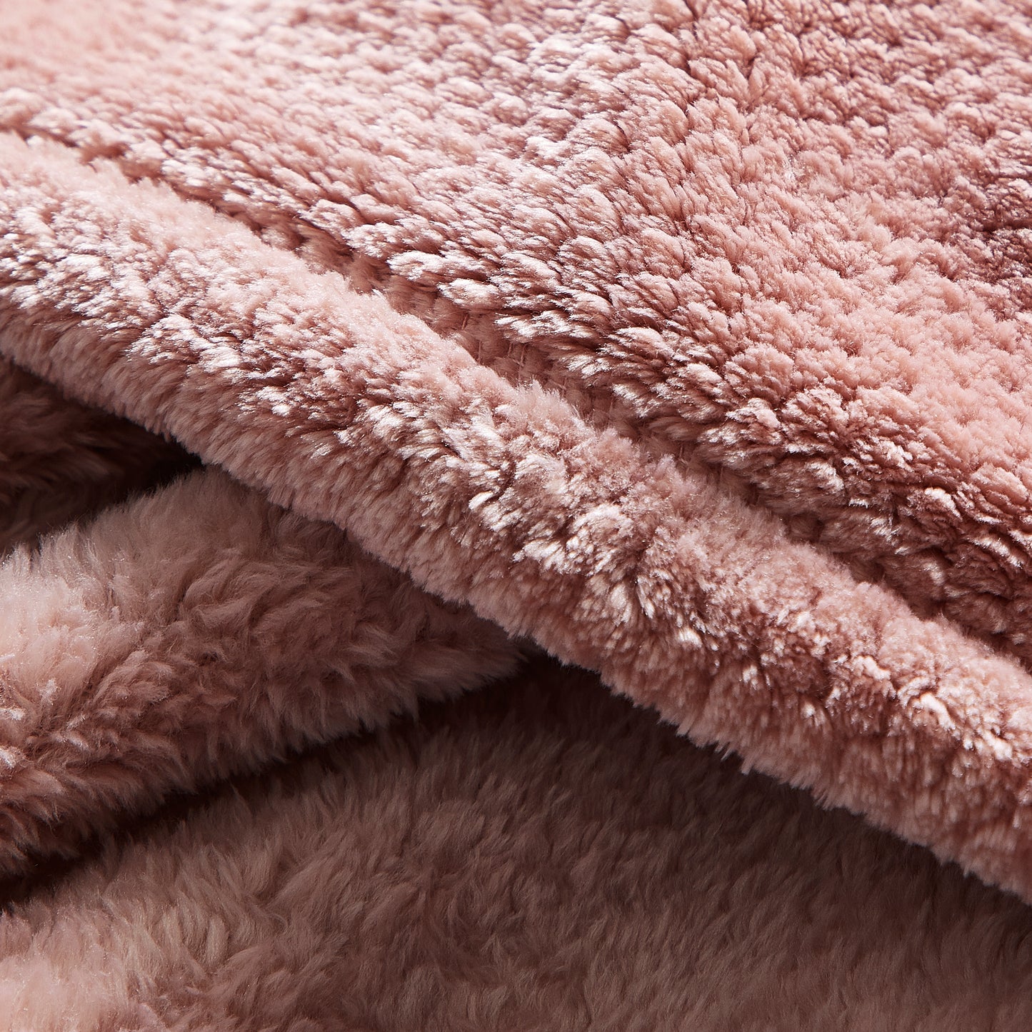 500 Series Micro Textured Oversized Throw - Blush