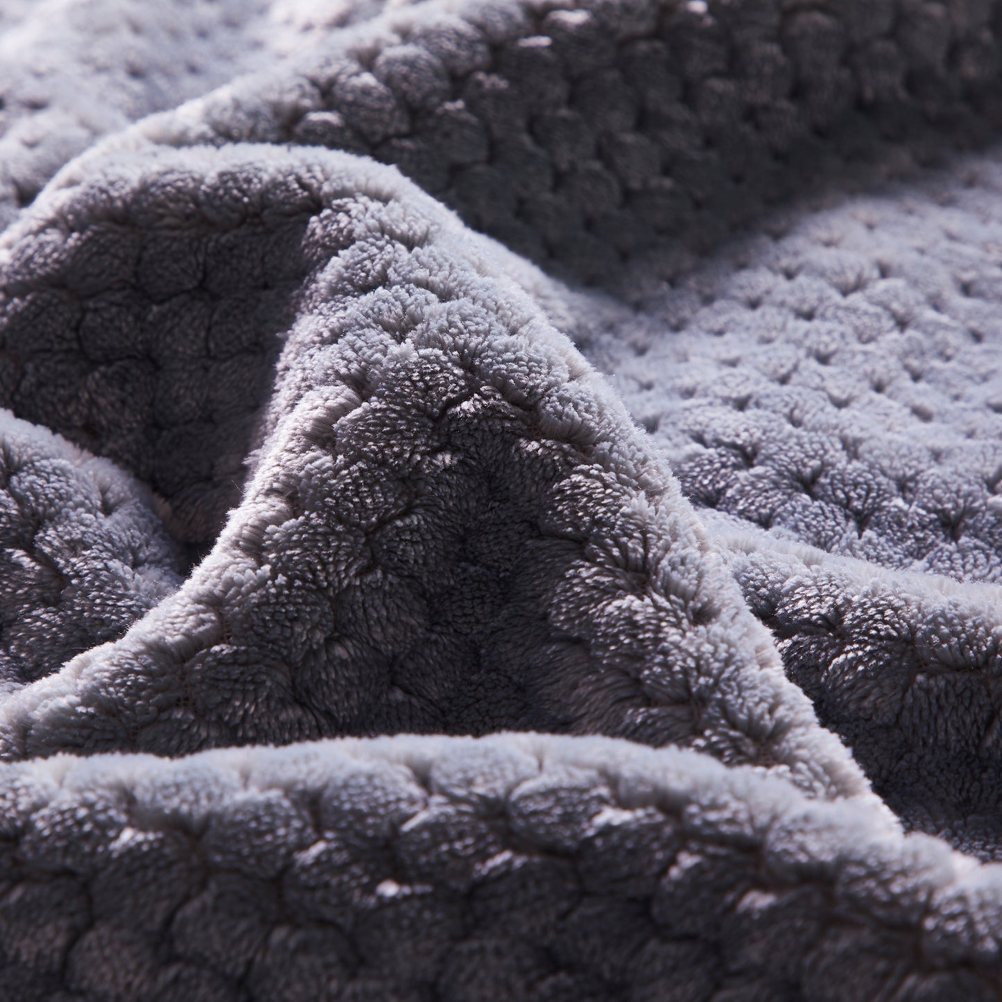 500 Series Micro Textured Oversized Throw - Slate
