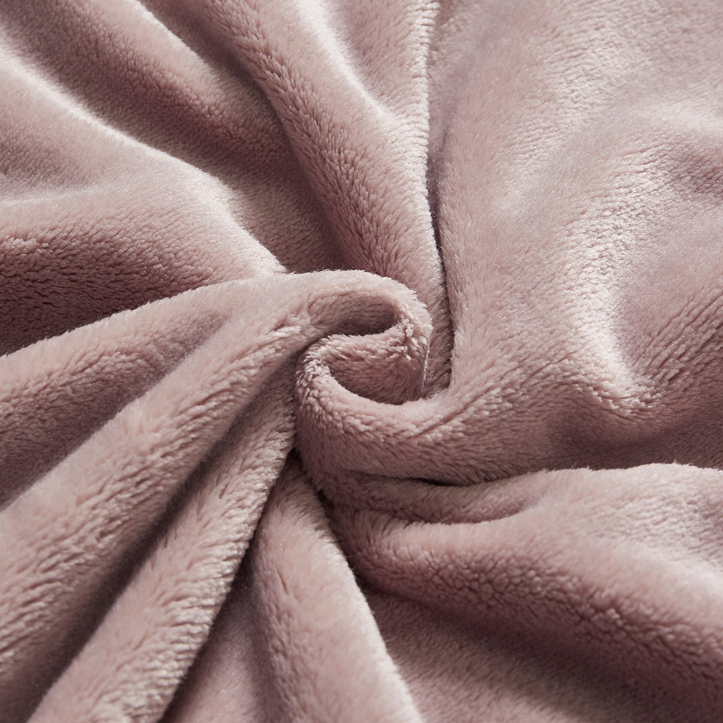 400 Series Solid Plush Blanket - Mauve