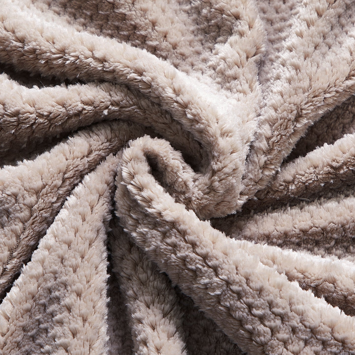 500 Series Micro Textured Oversized Throw - Stone