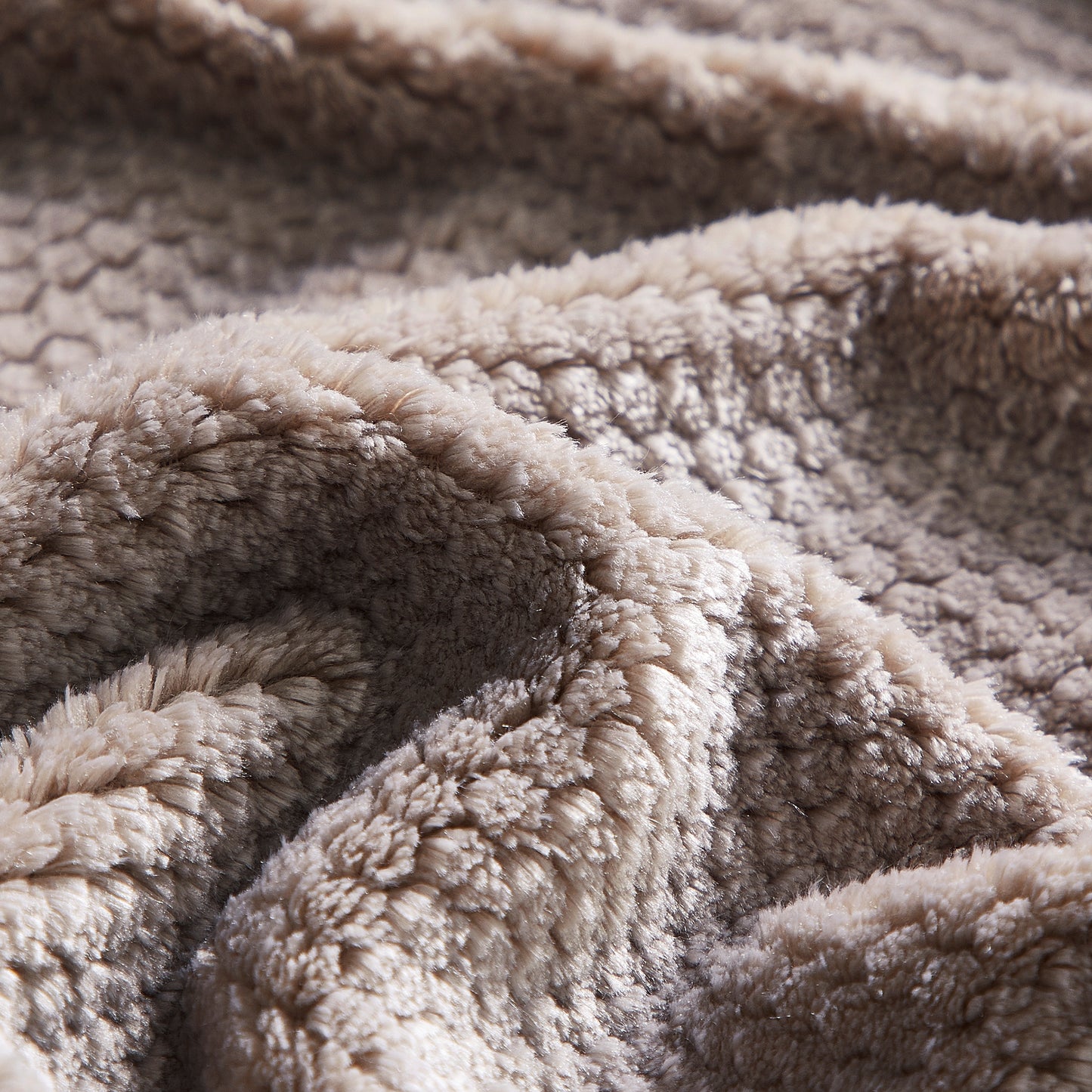500 Series Micro Textured Oversized Throw - Stone