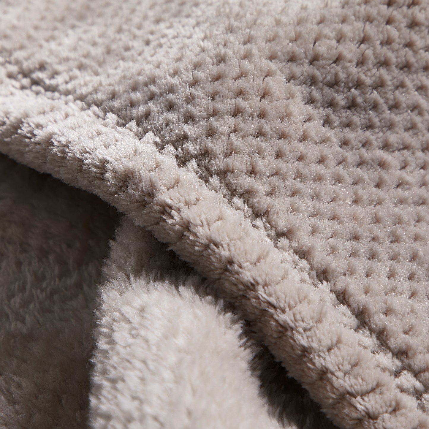 500 Series Micro Textured Oversized Throw - Stone