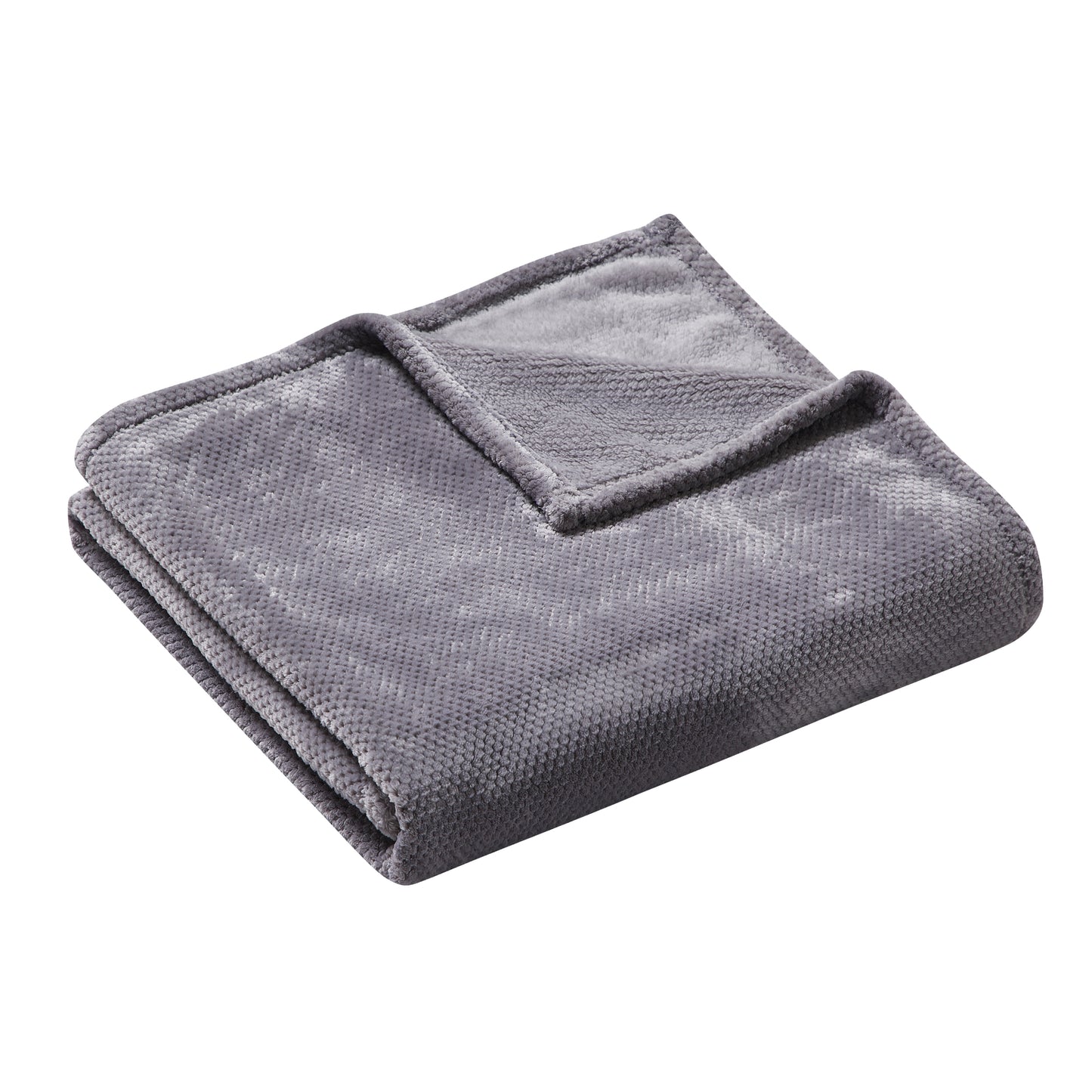 500 Series Micro Textured Oversized Throw - Gray