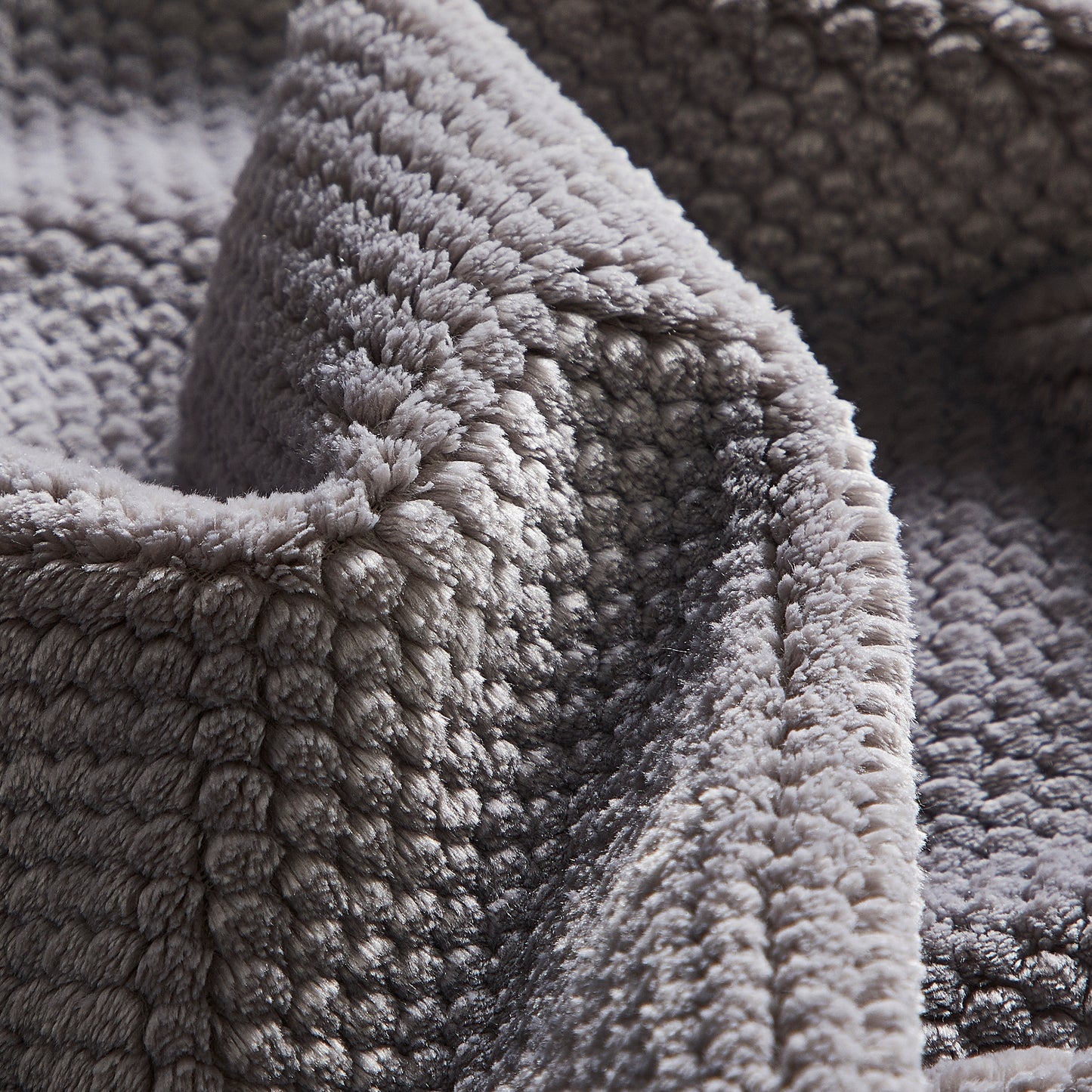 500 Series Micro Textured Oversized Throw - Gray