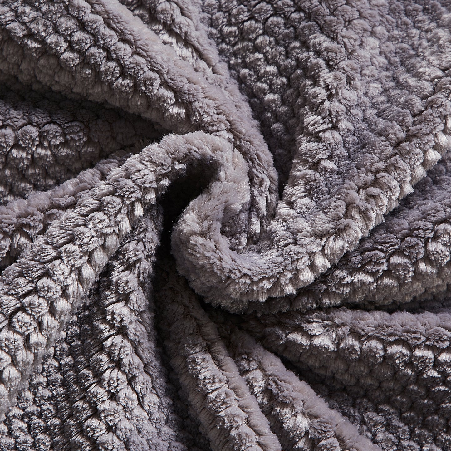 500 Series Micro Textured Oversized Throw - Gray