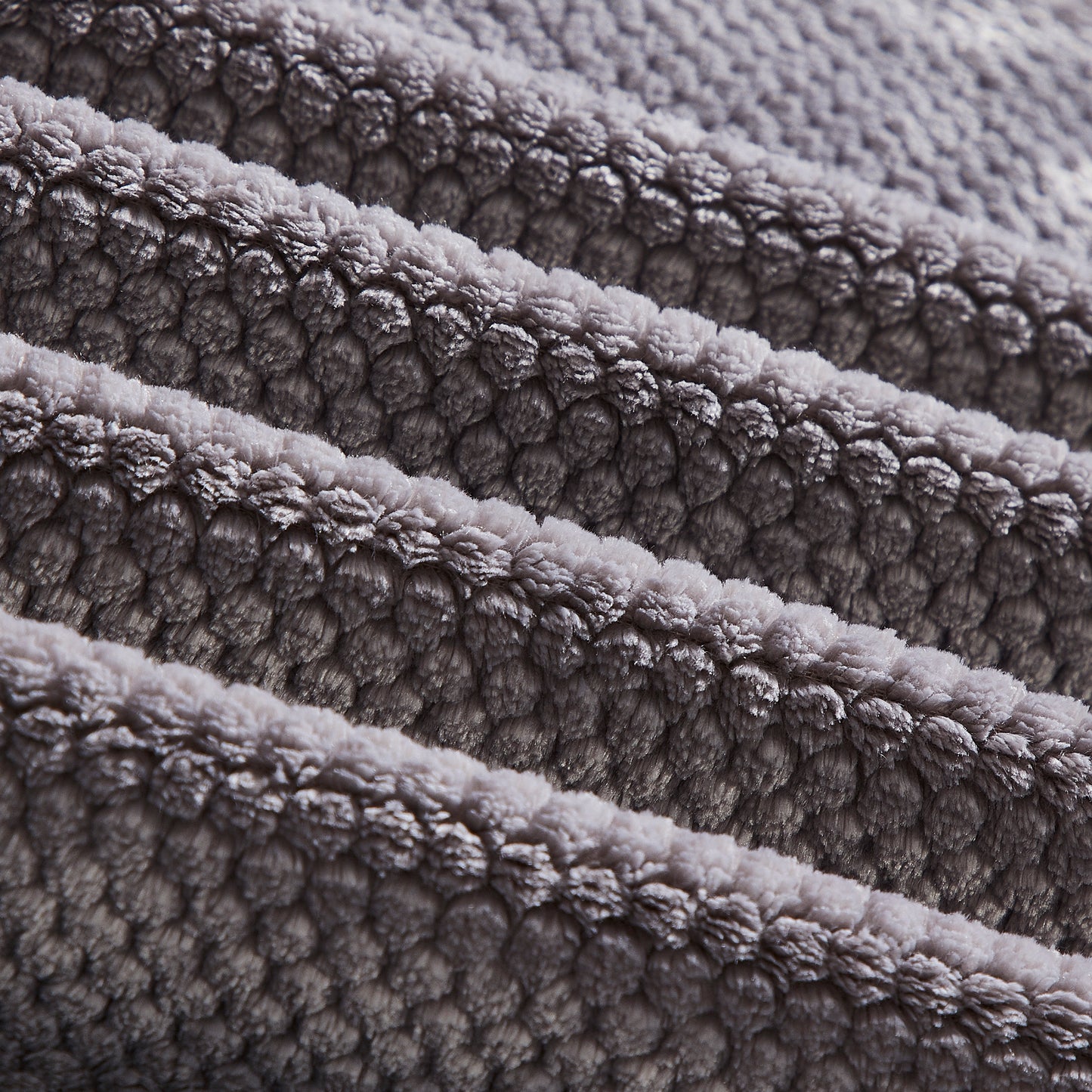 500 Series Micro Textured Oversized Throw - Gray