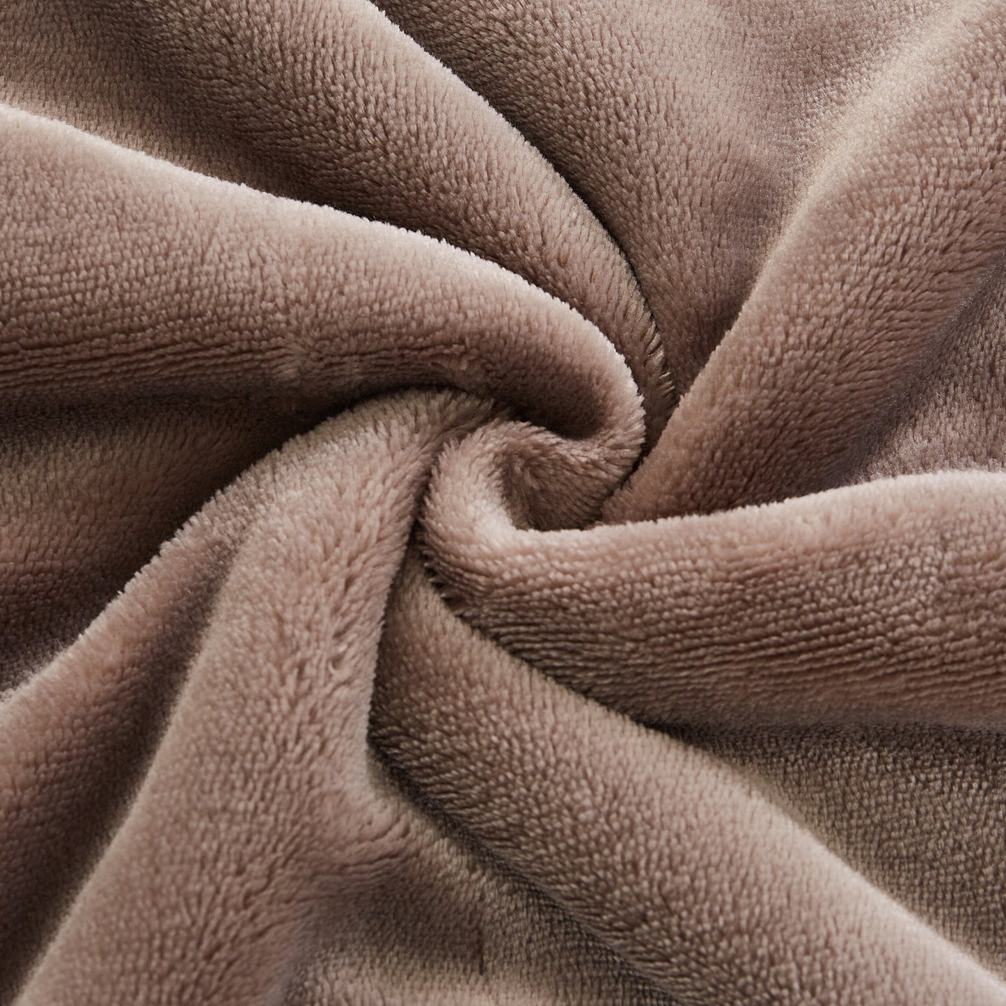 Solid Berber Velvet Oversized Throw - Taupe