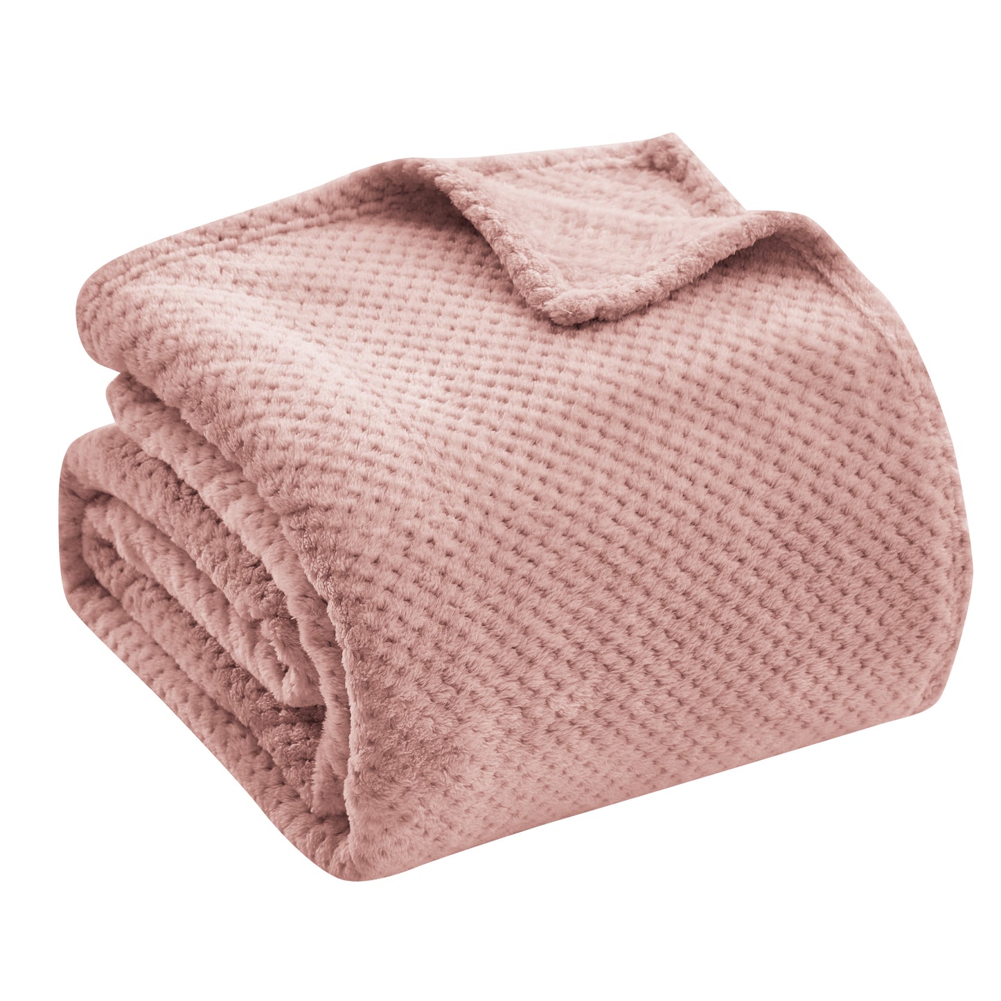 350 Series Classic Textured Blanket - Blush