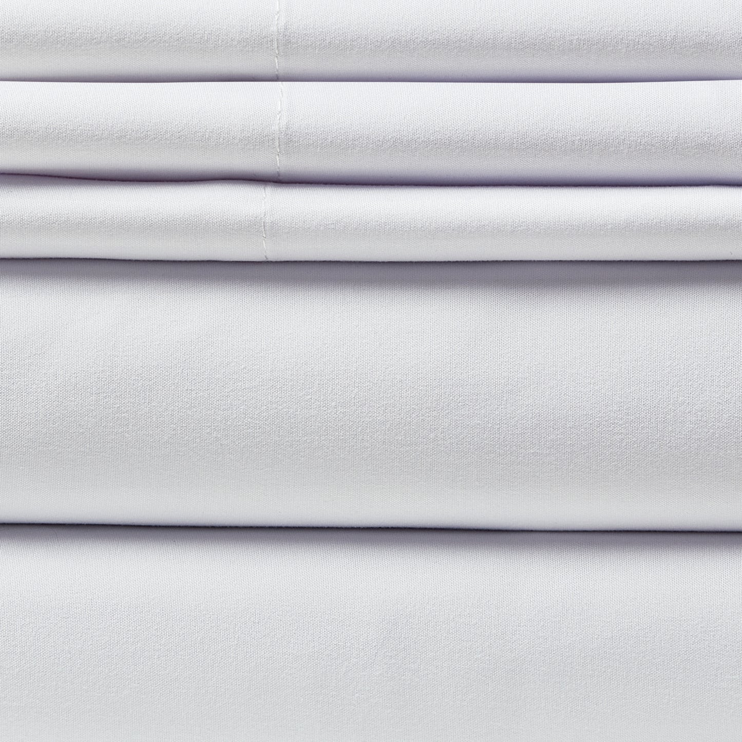 4-Piece Classic Stripe Border Sheet Set - White