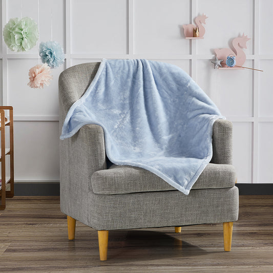 Mon Lapin by Thesis Solid 500 Series Ultra Plush Baby Blanket - Powder