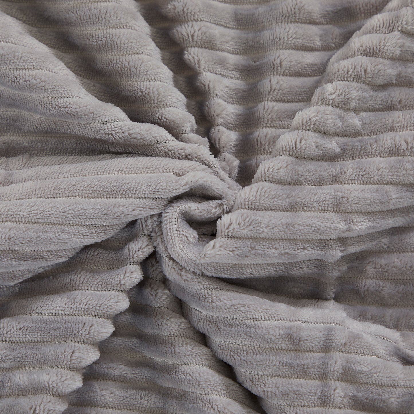 Mon Lapin by Thesis Textured Corduroy Embossed Baby Blanket - Silver