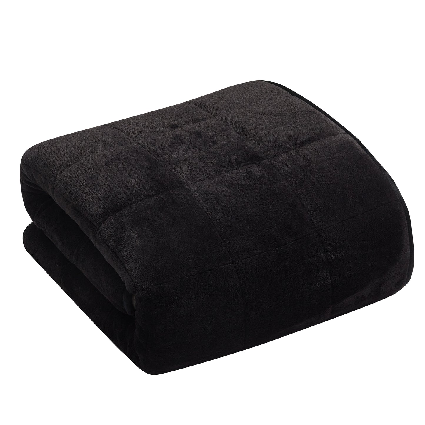 Weighted Blanket with Premium Glass Beads 10lbs - Black