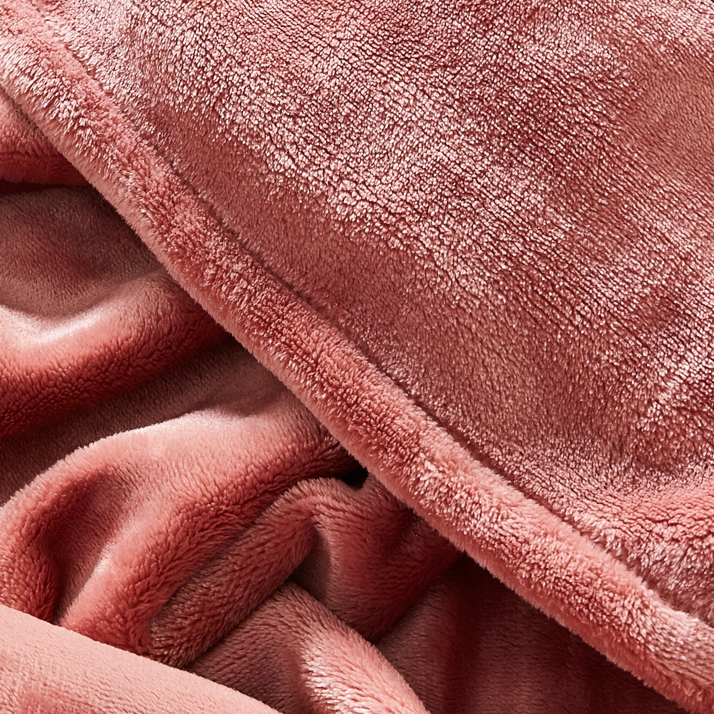 400 Series Solid Plush Blanket - Terracotta