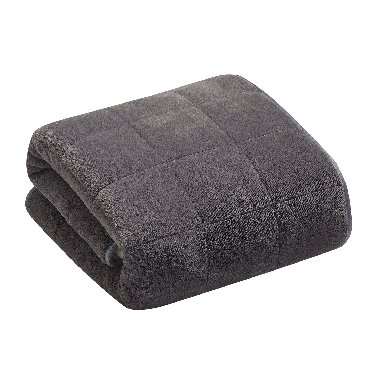 Weighted Blanket with Premium Glass Beads 10lbs - Gray
