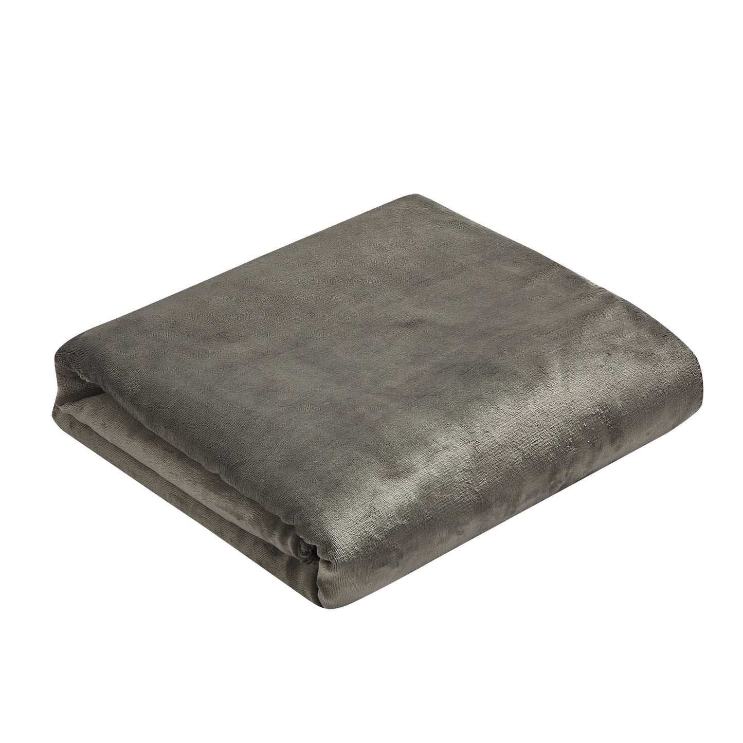 Solid Berber Velvet Oversized Throw - Silver Sage
