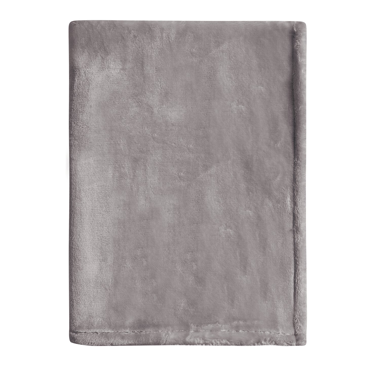 Mon Lapin by Thesis Solid 500 Series Ultra Plush Baby Blanket - Silver