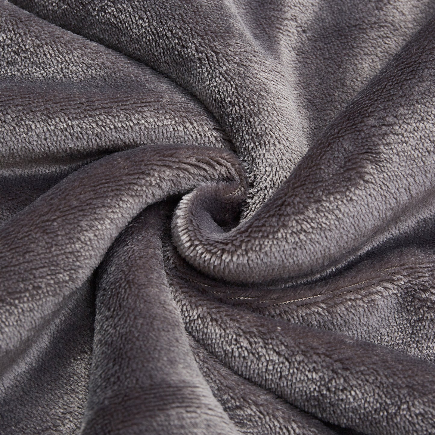 Solid Berber Velvet Oversized Throw - Gray