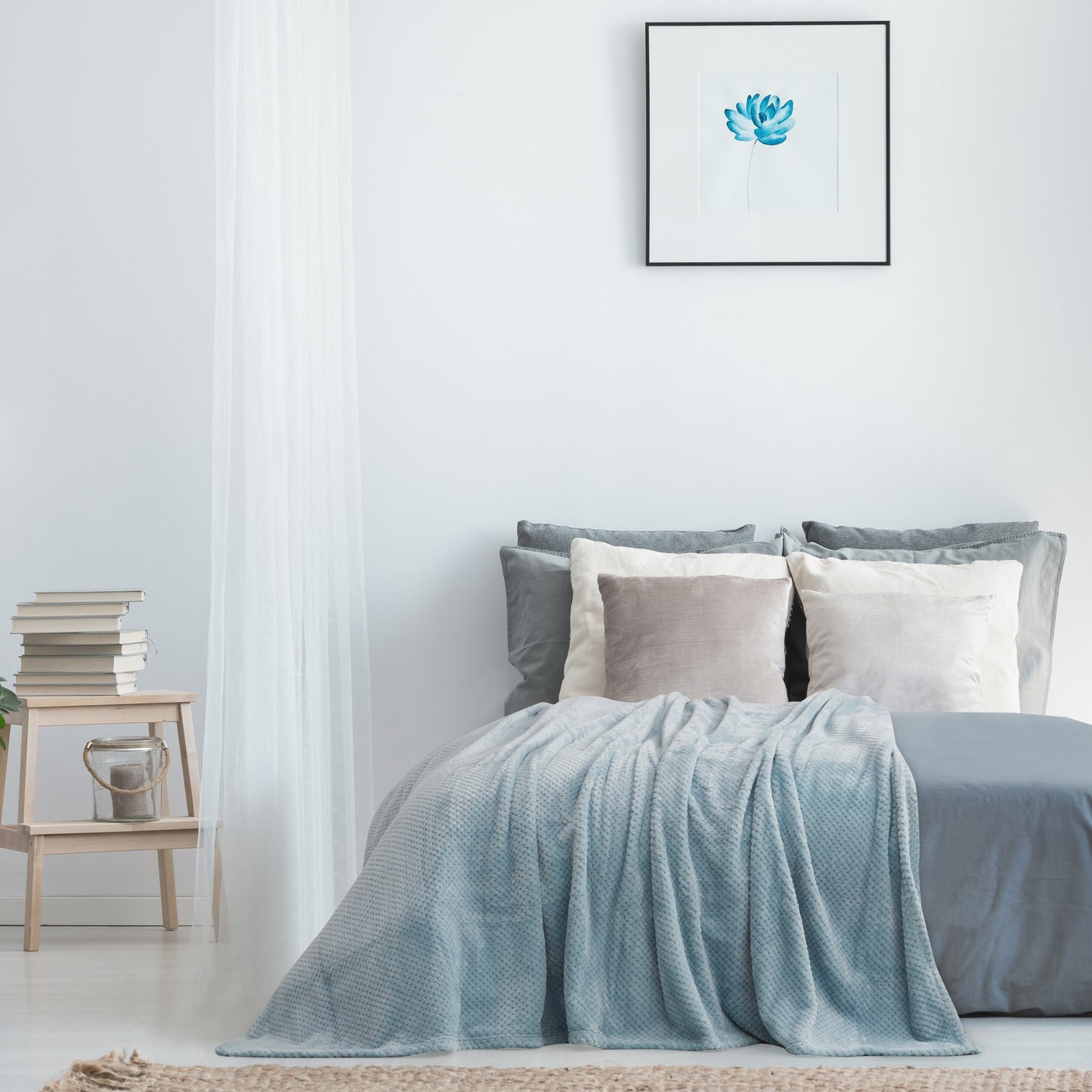 350 Series Classic Textured Blanket - Mineral
