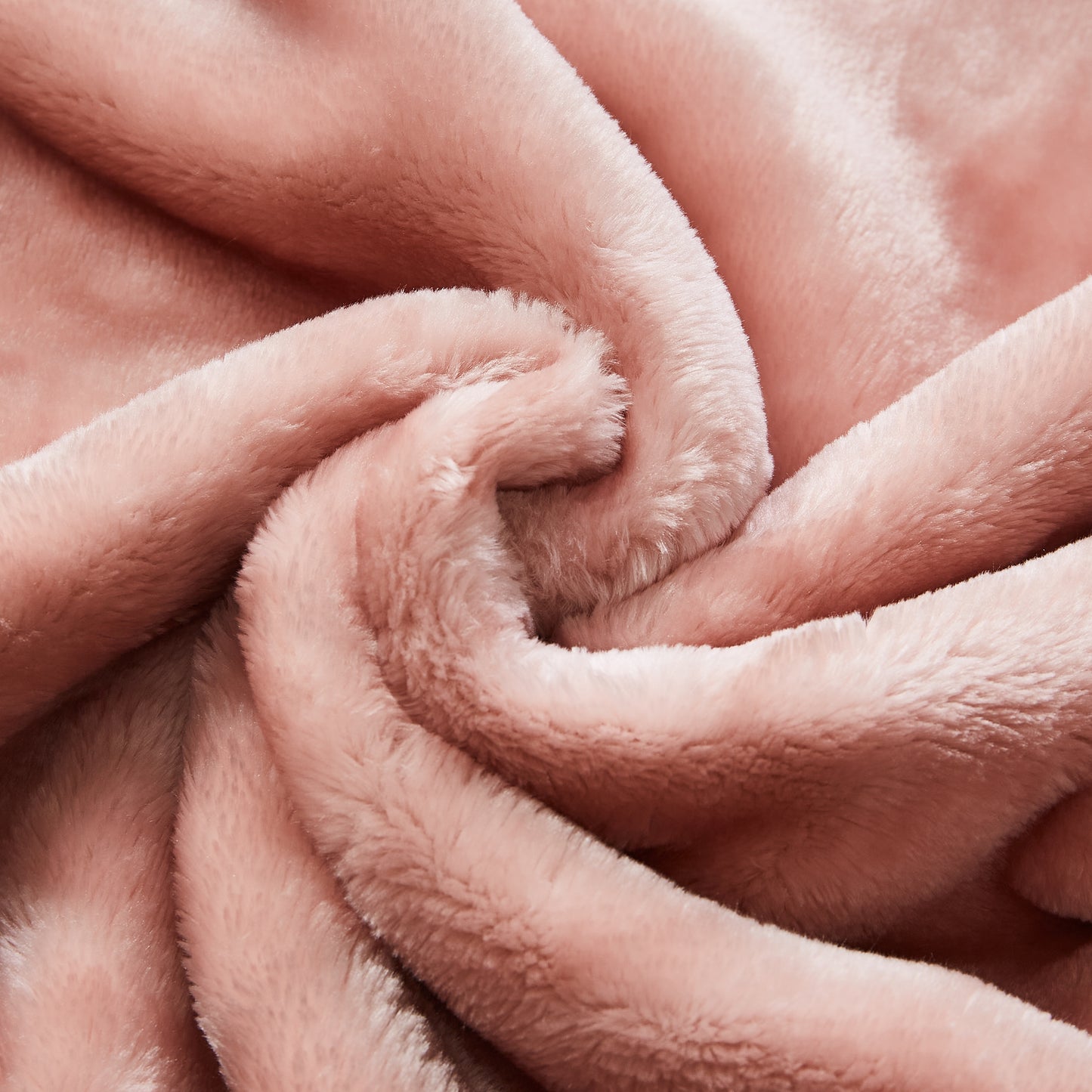 500 Series Heavy Solid Velvet Oversized Throw - Blush