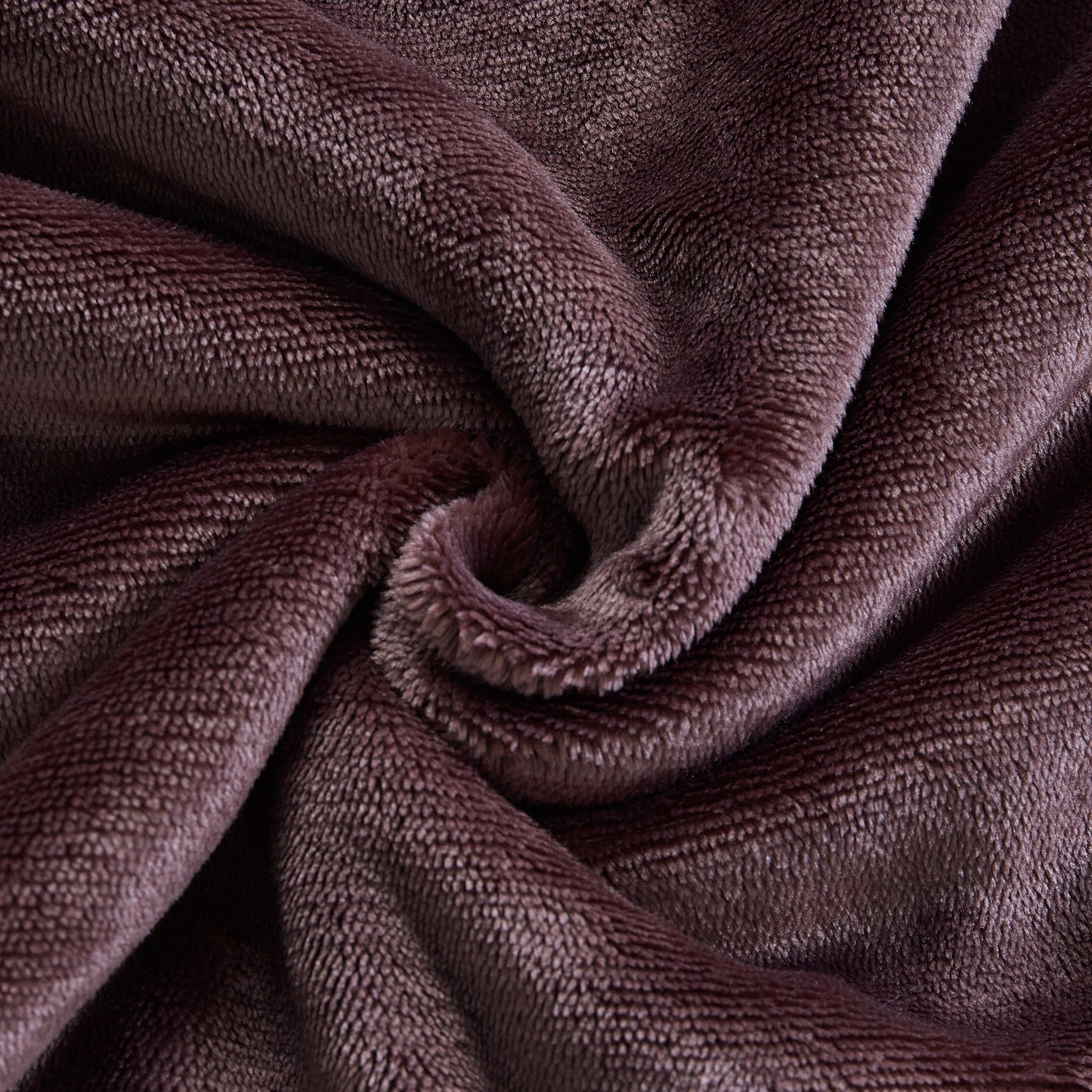 Solid Berber Velvet Oversized Throw - Plum