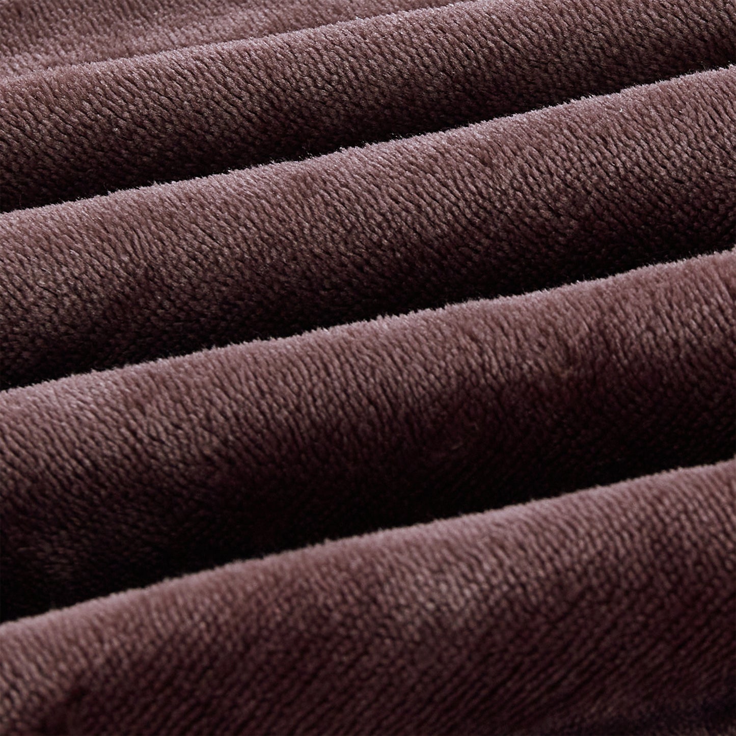 Solid Berber Velvet Oversized Throw - Plum