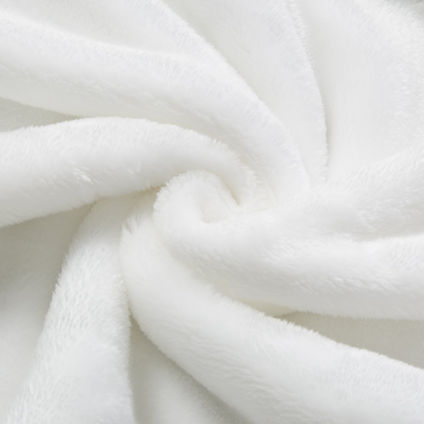 500 Series Heavy Solid Velvet Oversized Throw - White