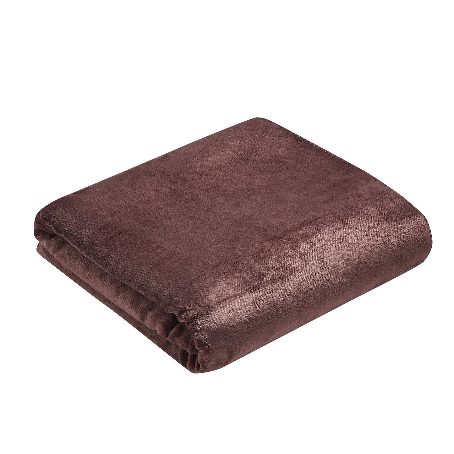 Solid Berber Velvet Oversized Throw - Plum