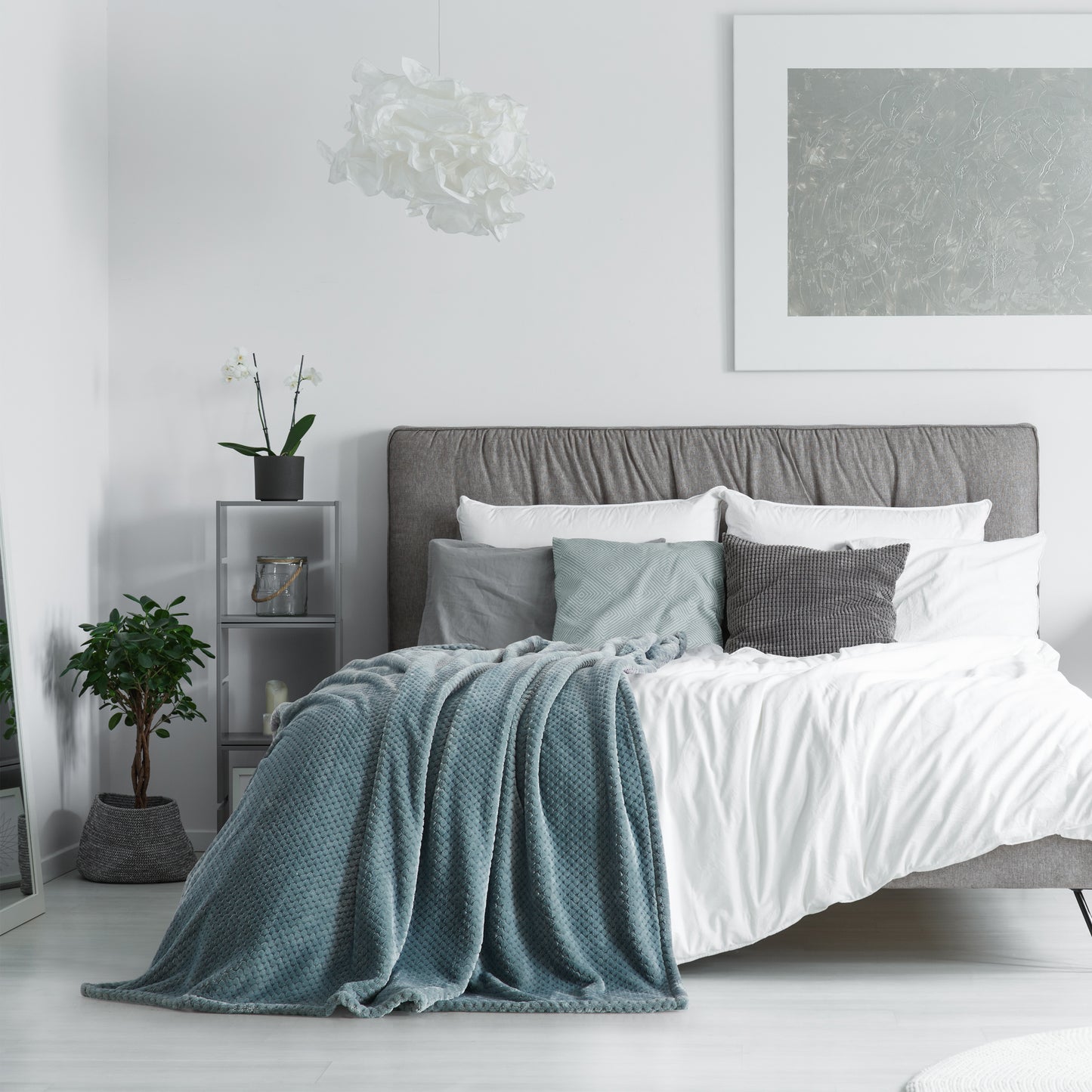 500 Series Classic Textured Oversized Throw - Mineral