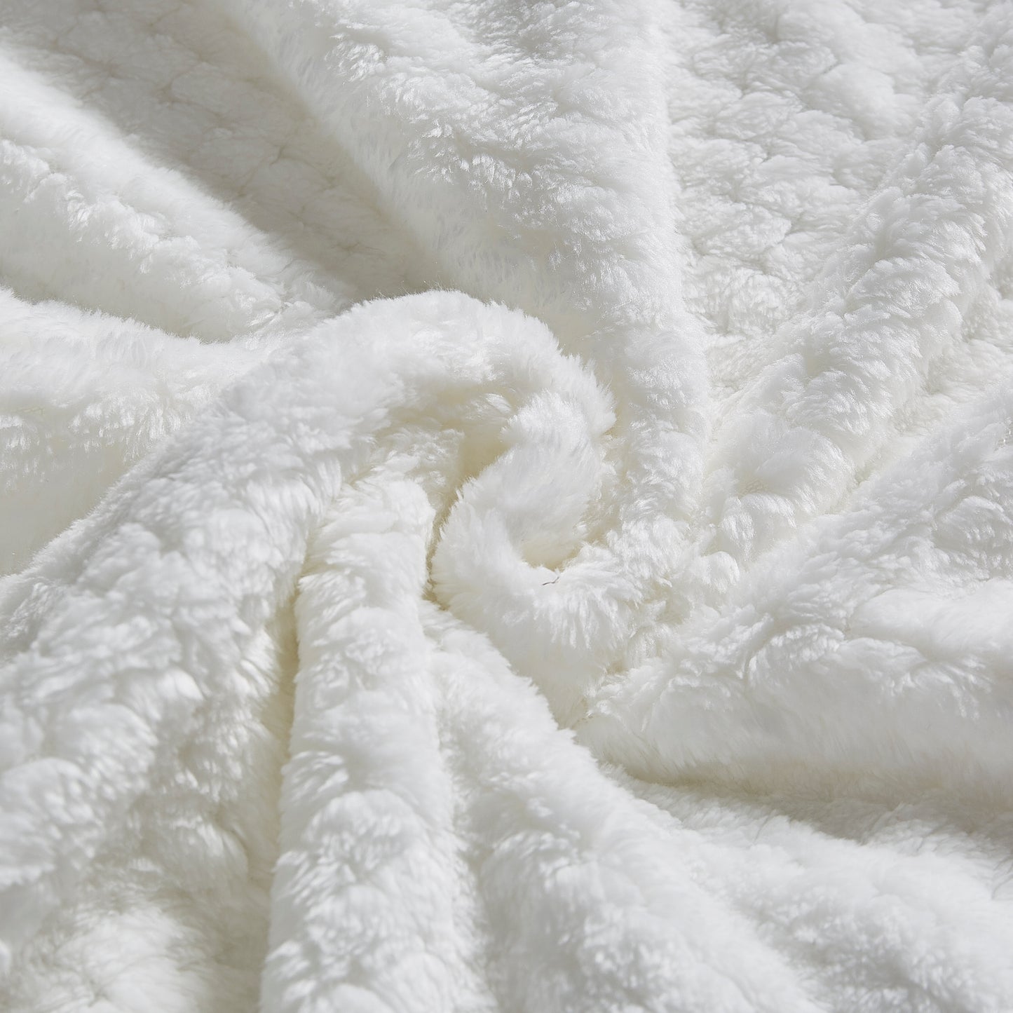 350 Series Classic Textured Blanket - White