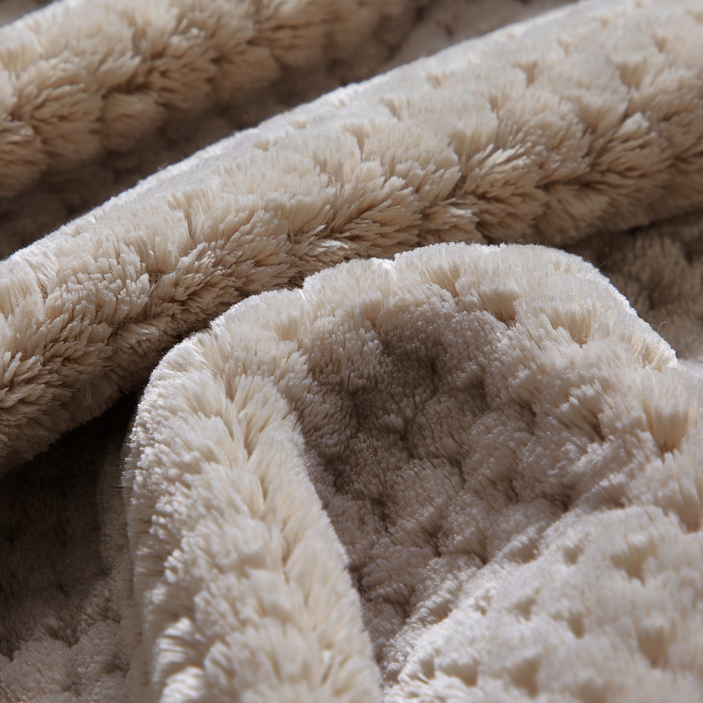 500 Series Classic Textured Oversized Throw - Stone
