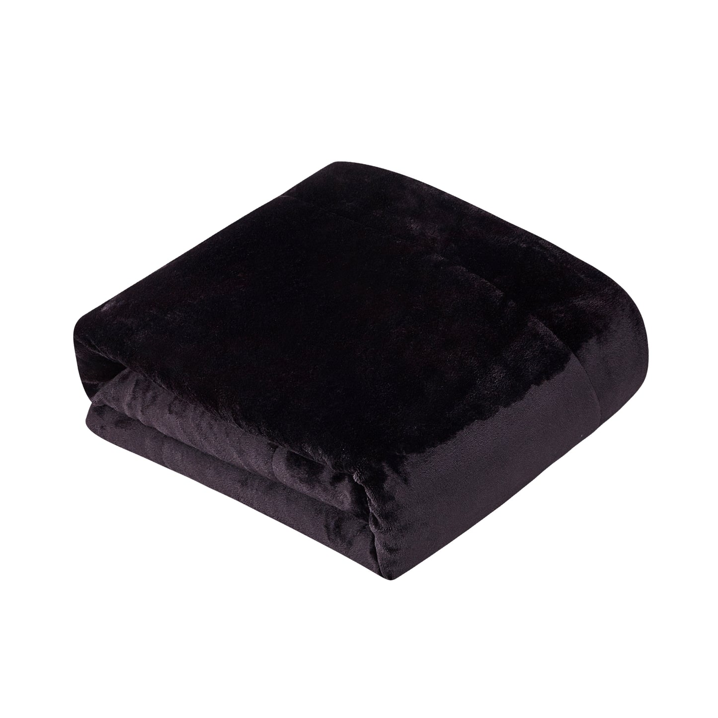 Classic Sherpa Throw - Black