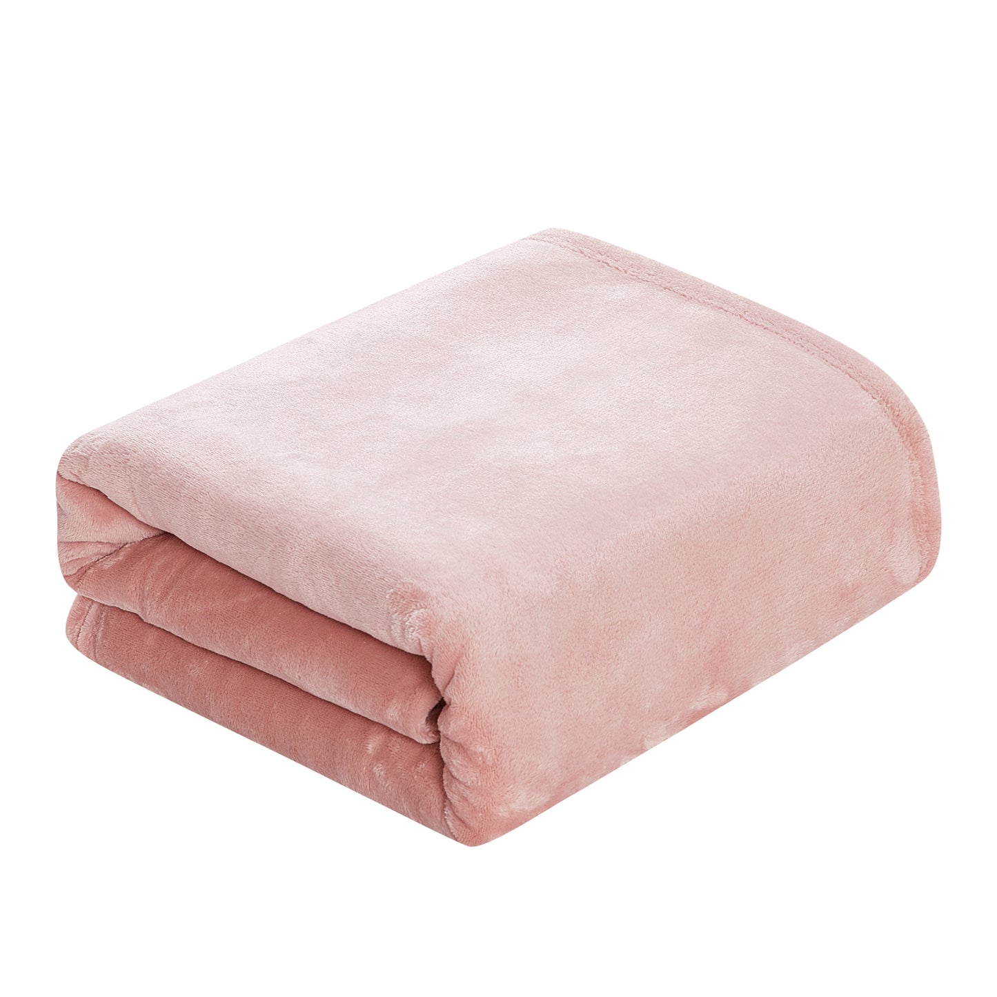 Classic Solid Fleece Blanket - Blush