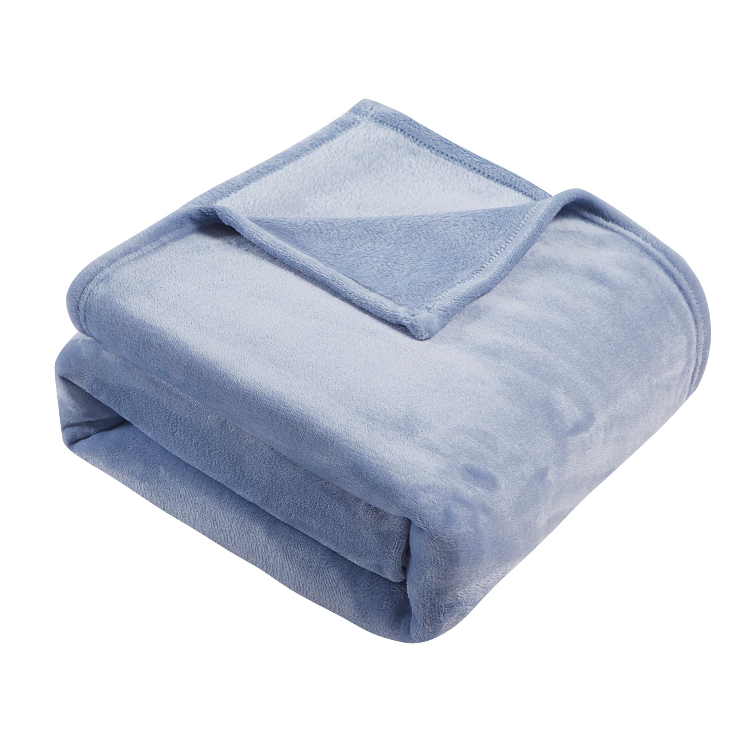 Classic Solid Fleece Blanket - Chambray