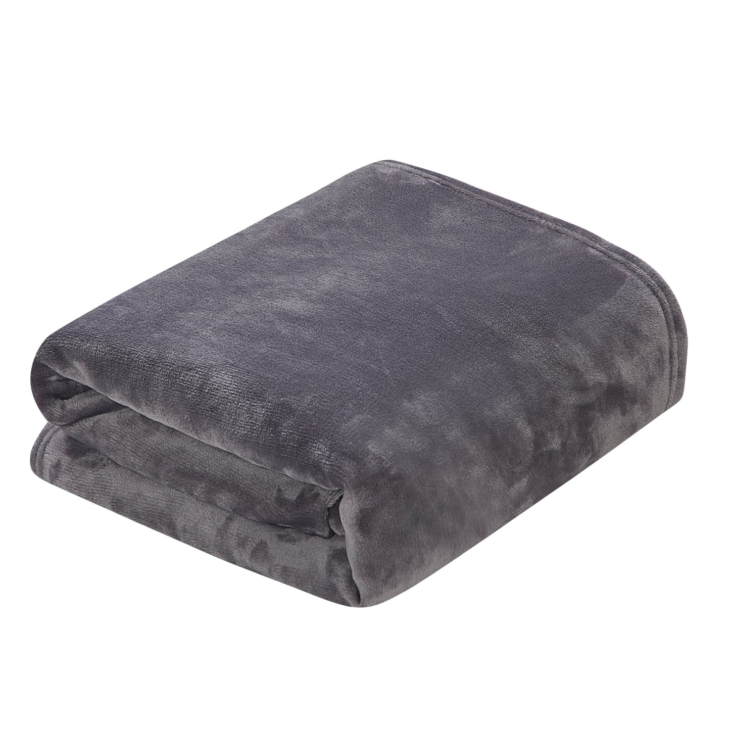 Classic Solid Fleece Blanket - Charcoal