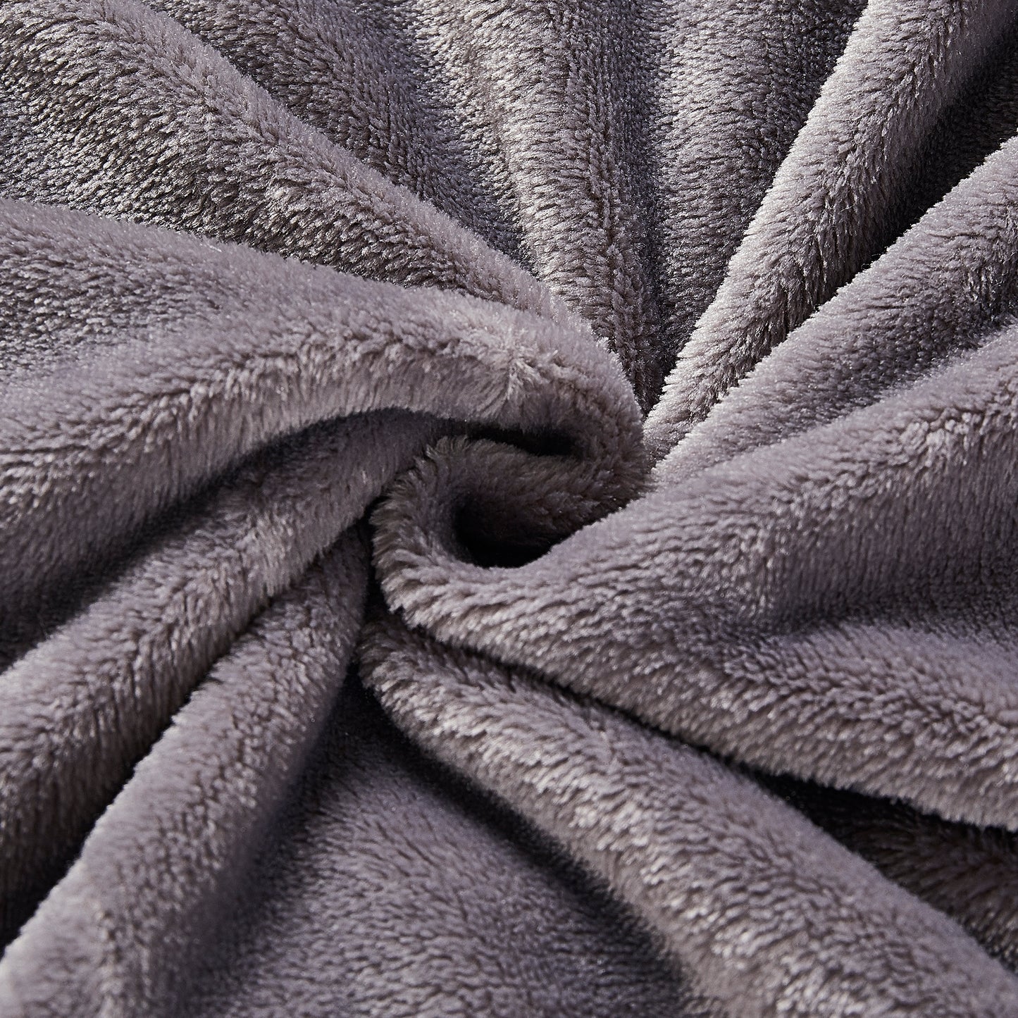 Classic Solid Fleece Blanket - Charcoal